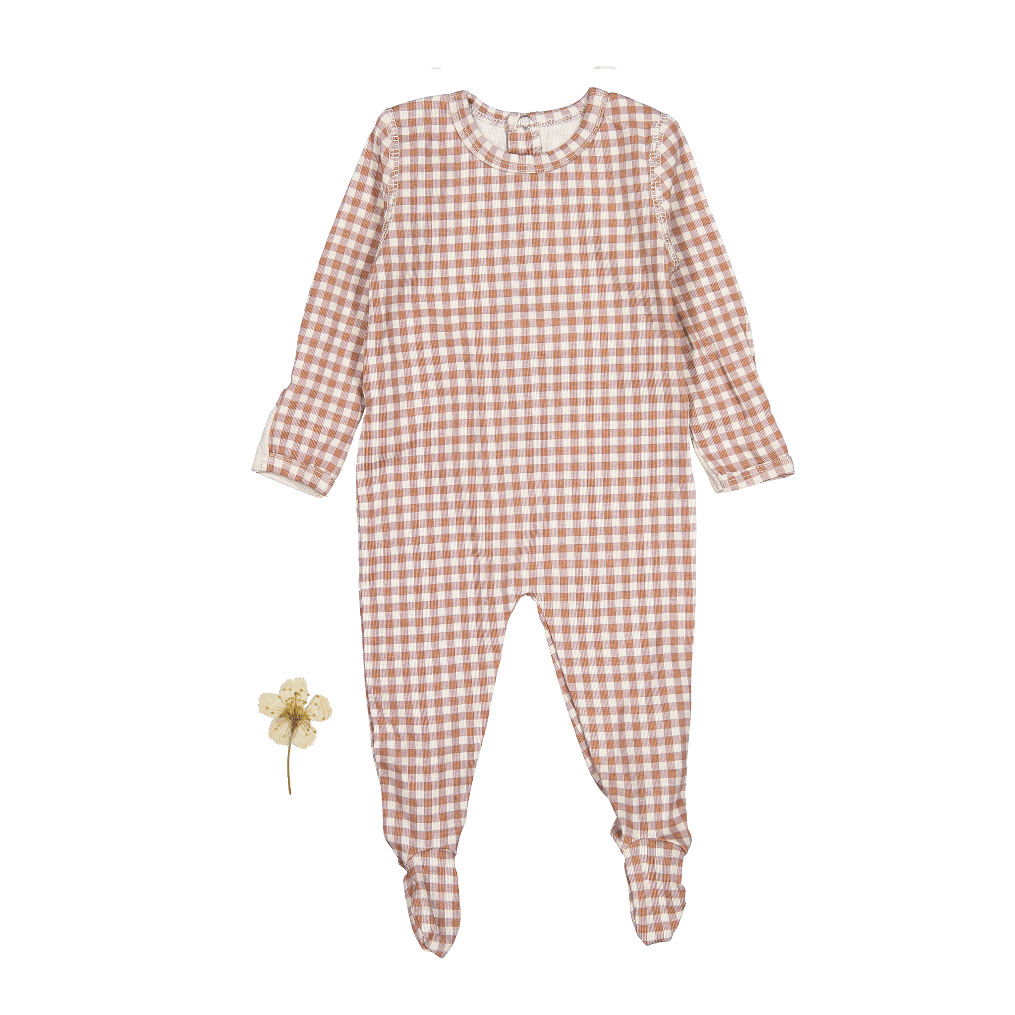 The Printed Romper - Rosewood Gingham