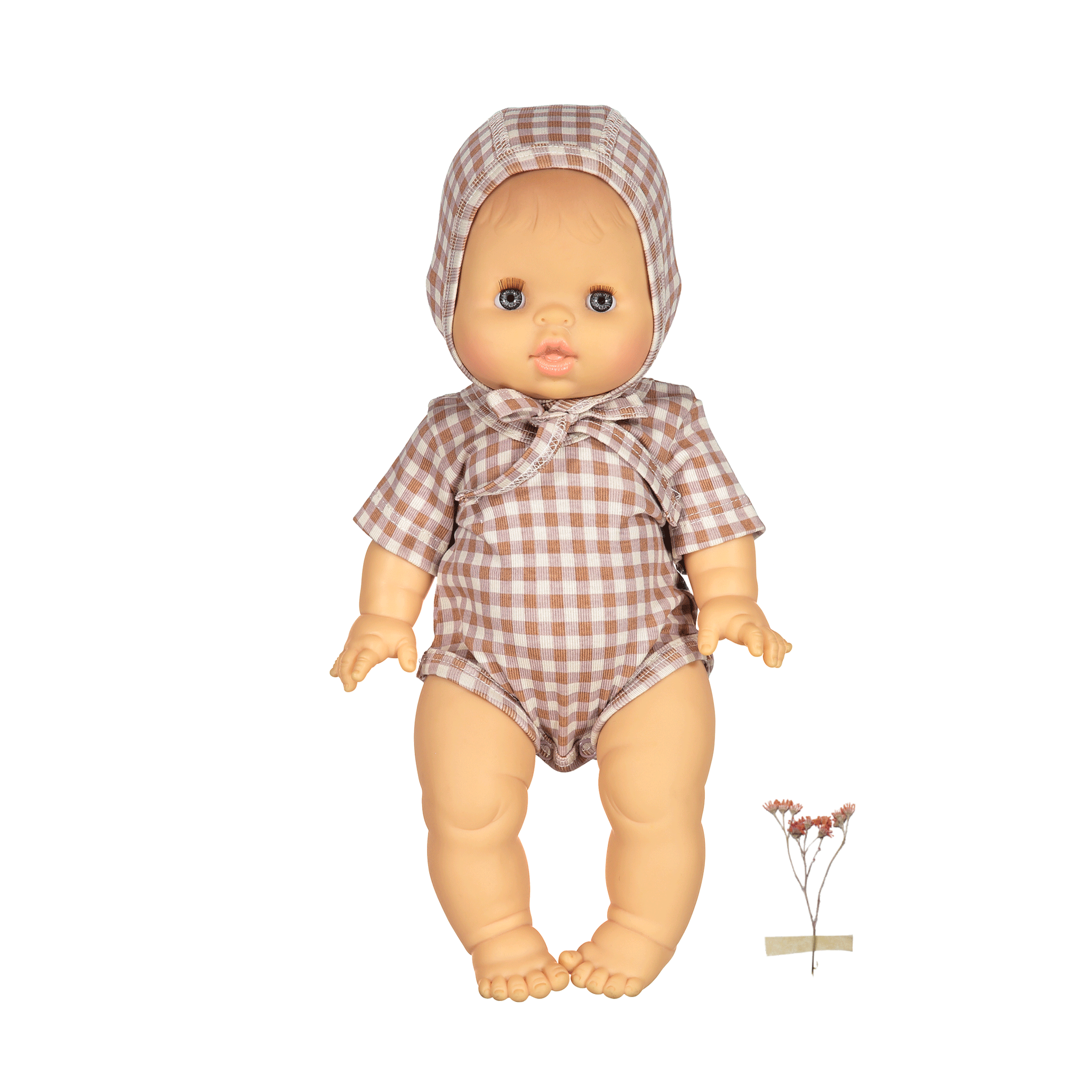 The Printed Doll Clothes - Rosewood Gingham