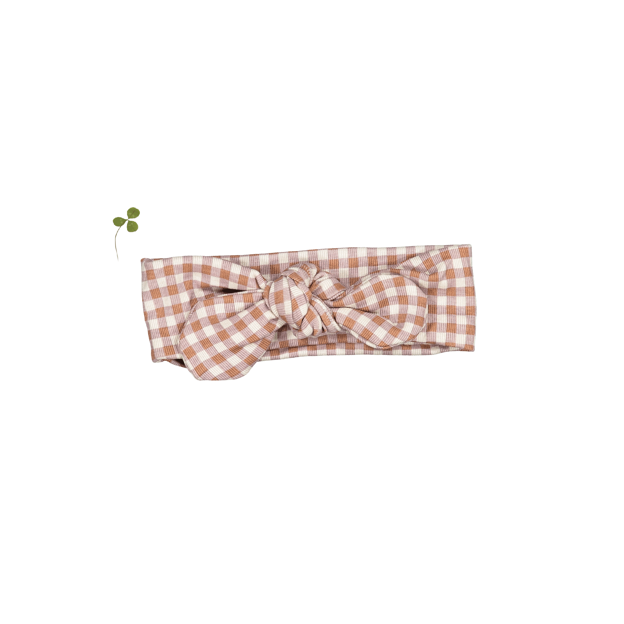 The Printed Headband  - Rosewood Gingham