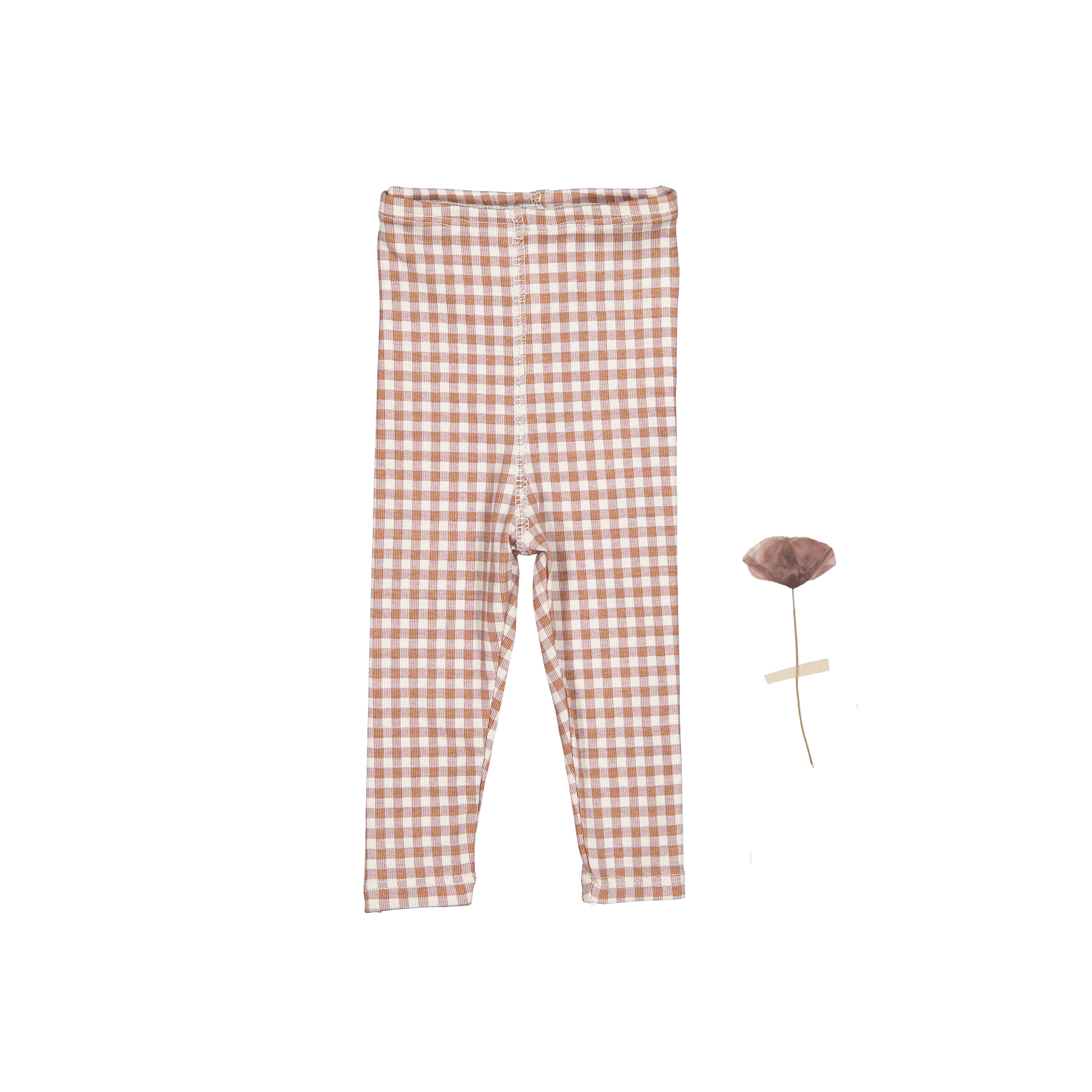 The Printed Legging - Rosewood Gingham