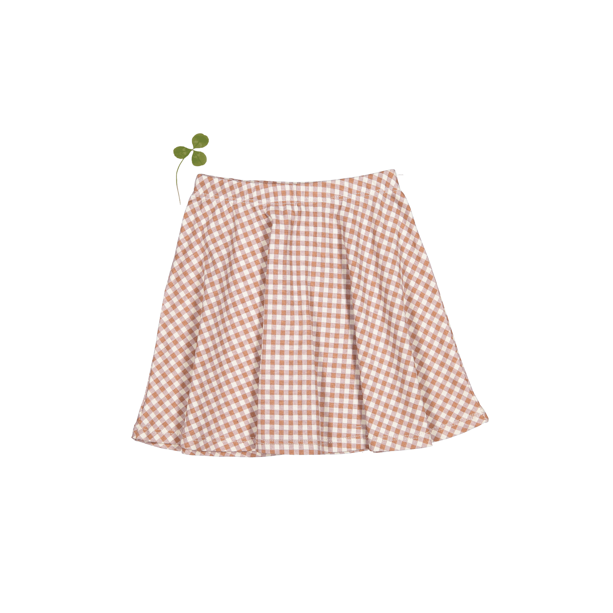 The Printed Skirt - Rosewood Gingham