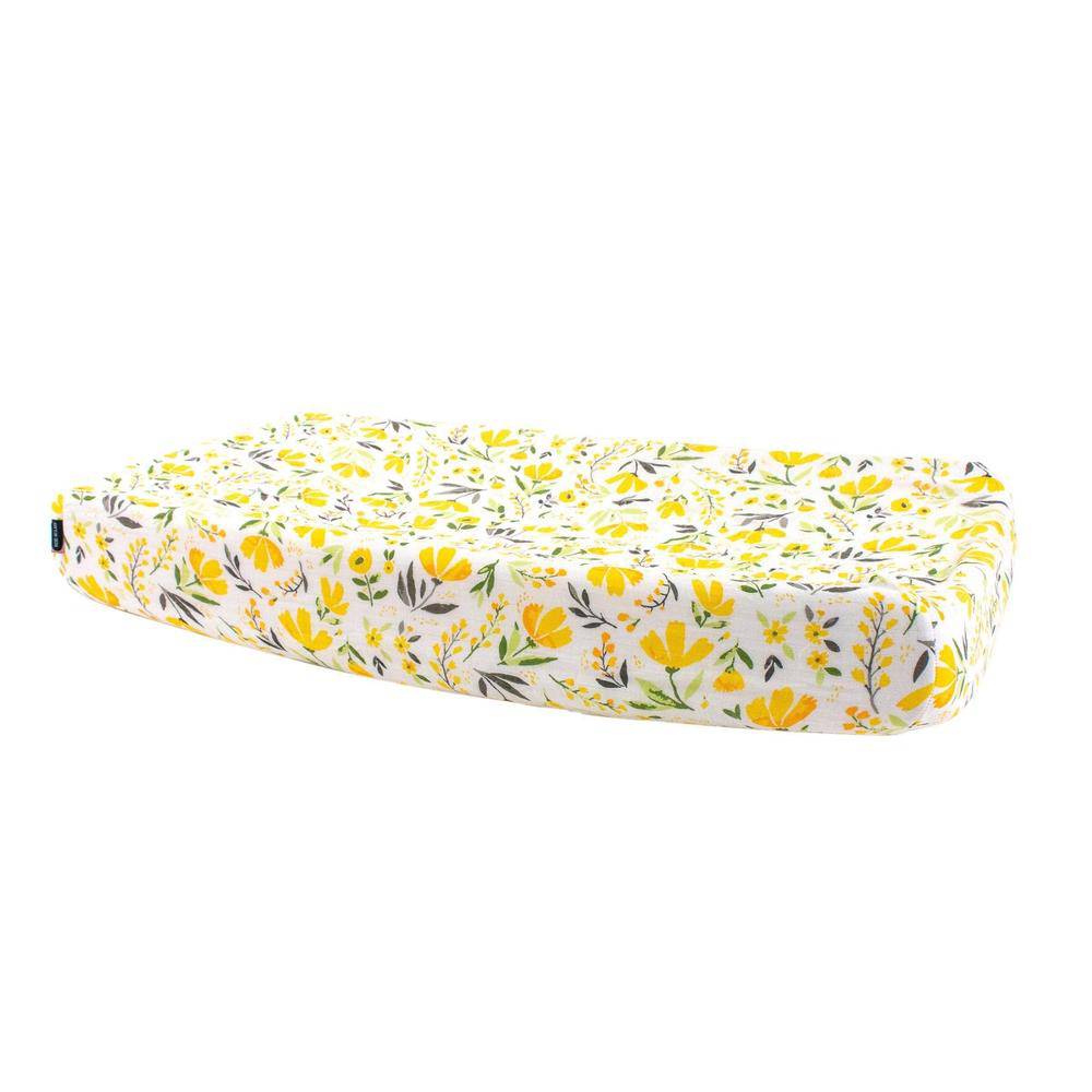 Royal Garden Oh So Soft Muslin Changing Pad Cover Changing Pad Cover Bebe au Lait   