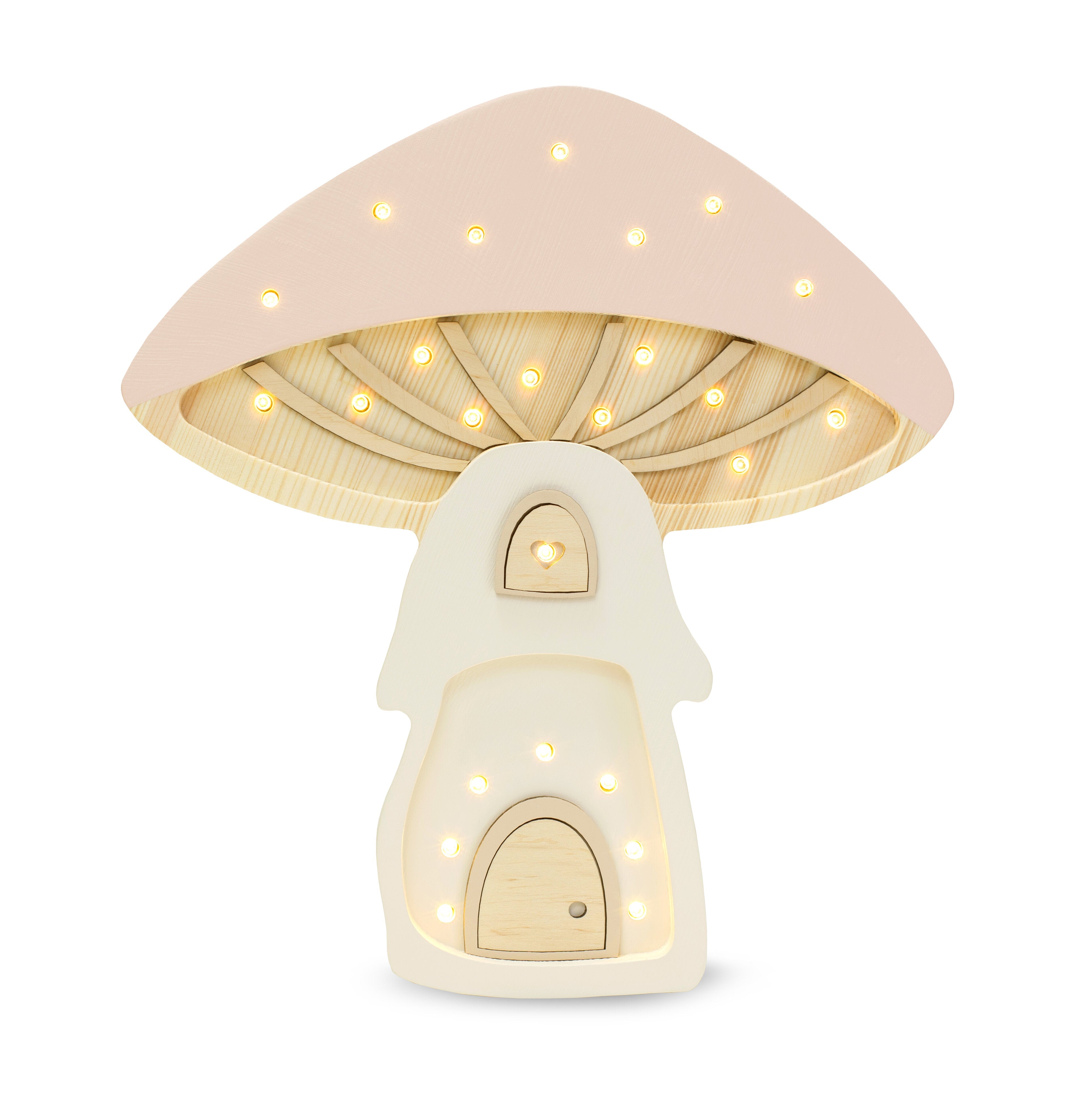 Little Lights Mushroom House Lamp lamp Little Lights US Marshmallow Pink  