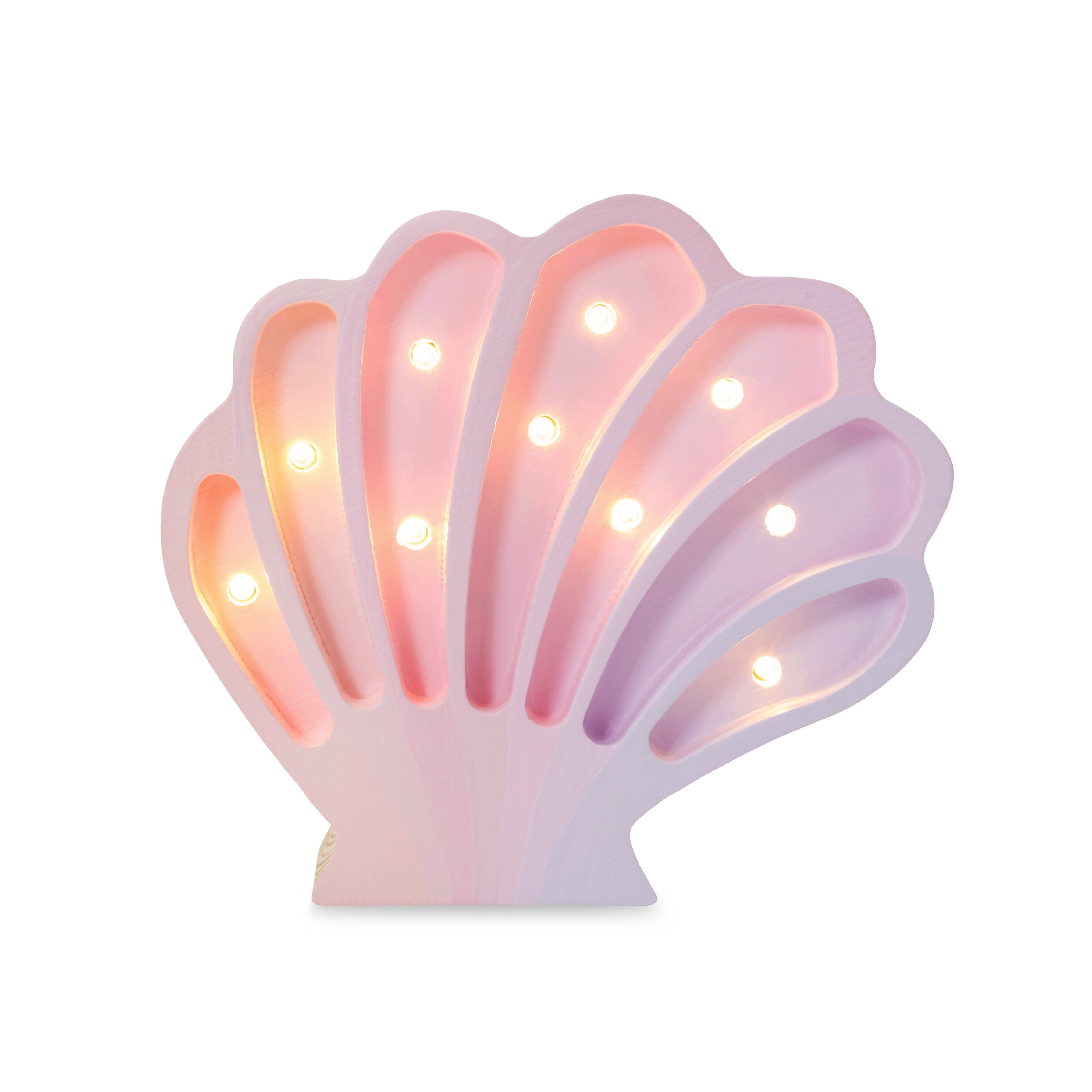 Little Lights Mini Seashell Lamp  Little Lights US Mermaid Pink  