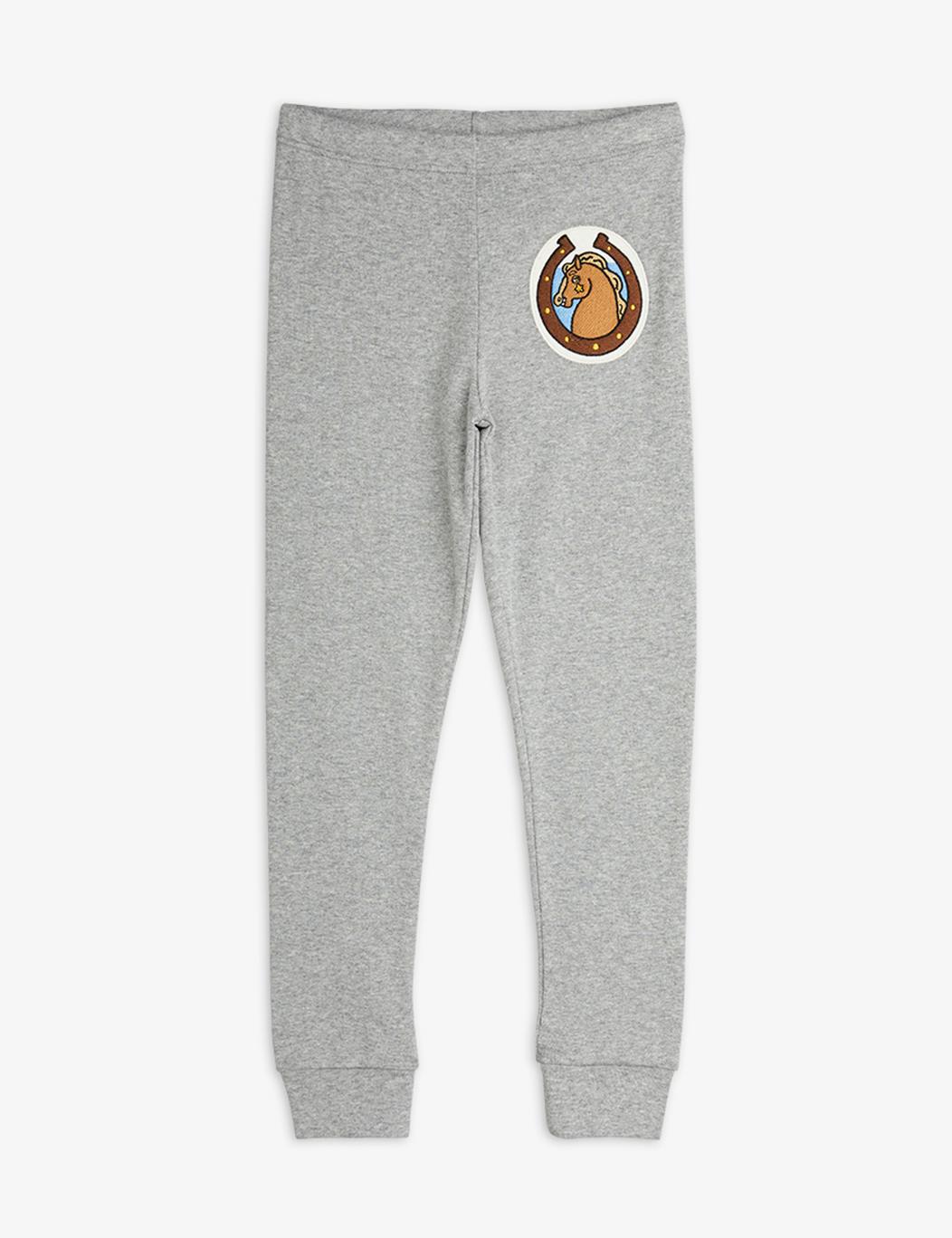 Horses Patch Leggings Grey - Melange