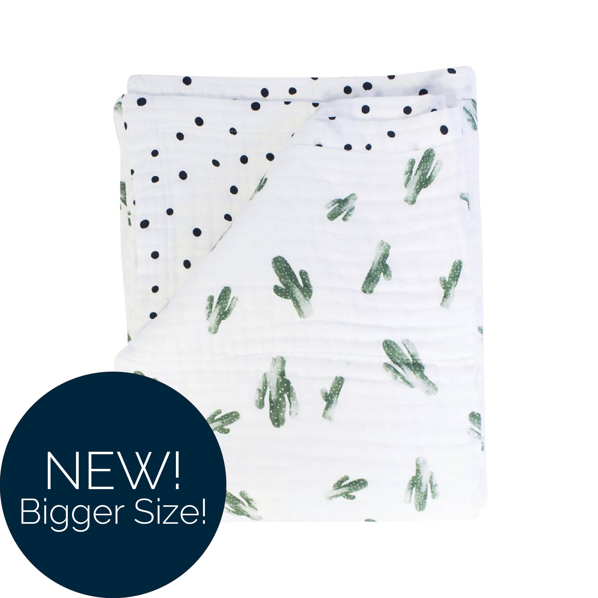 Saguaro + Dottie Oh So Soft Muslin Super Snuggle Blanket Super Snuggle Blanket Bebe au Lait   