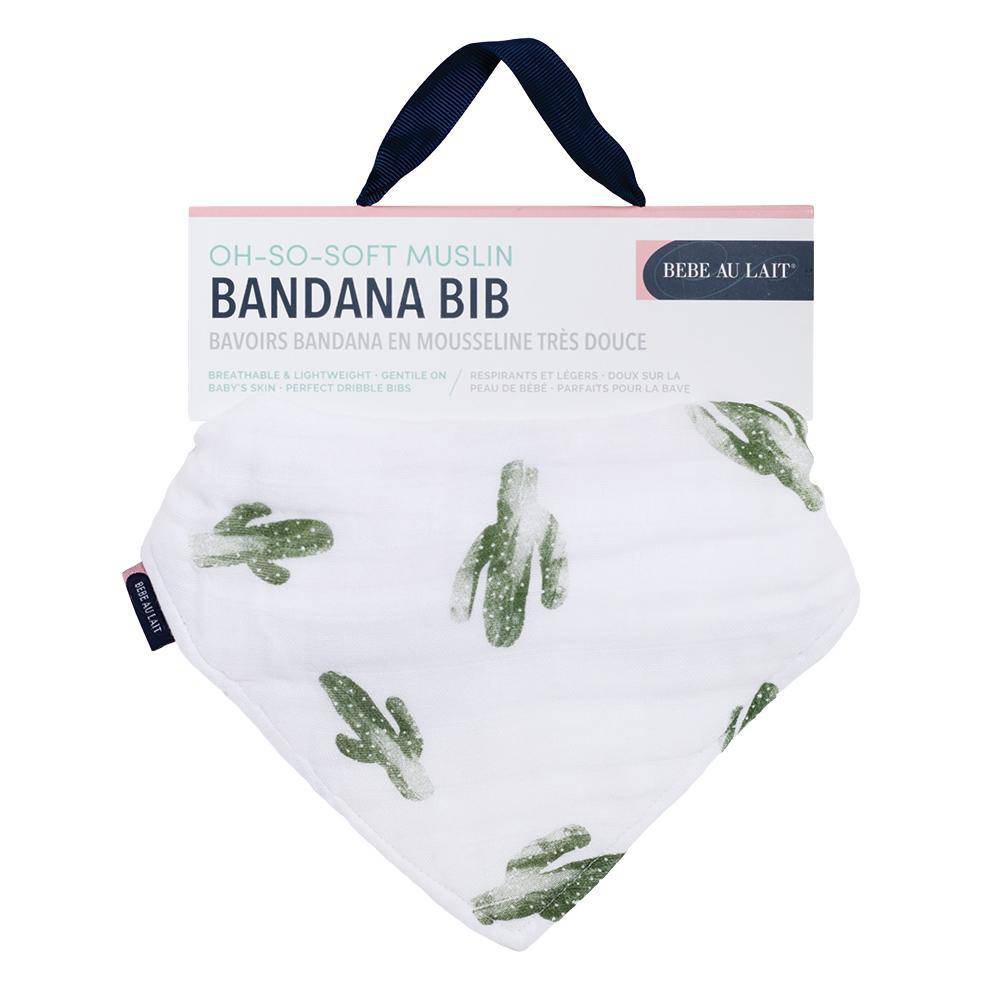 Saguaro Oh So Soft Muslin Bandana Bib Bib Bebe au Lait   