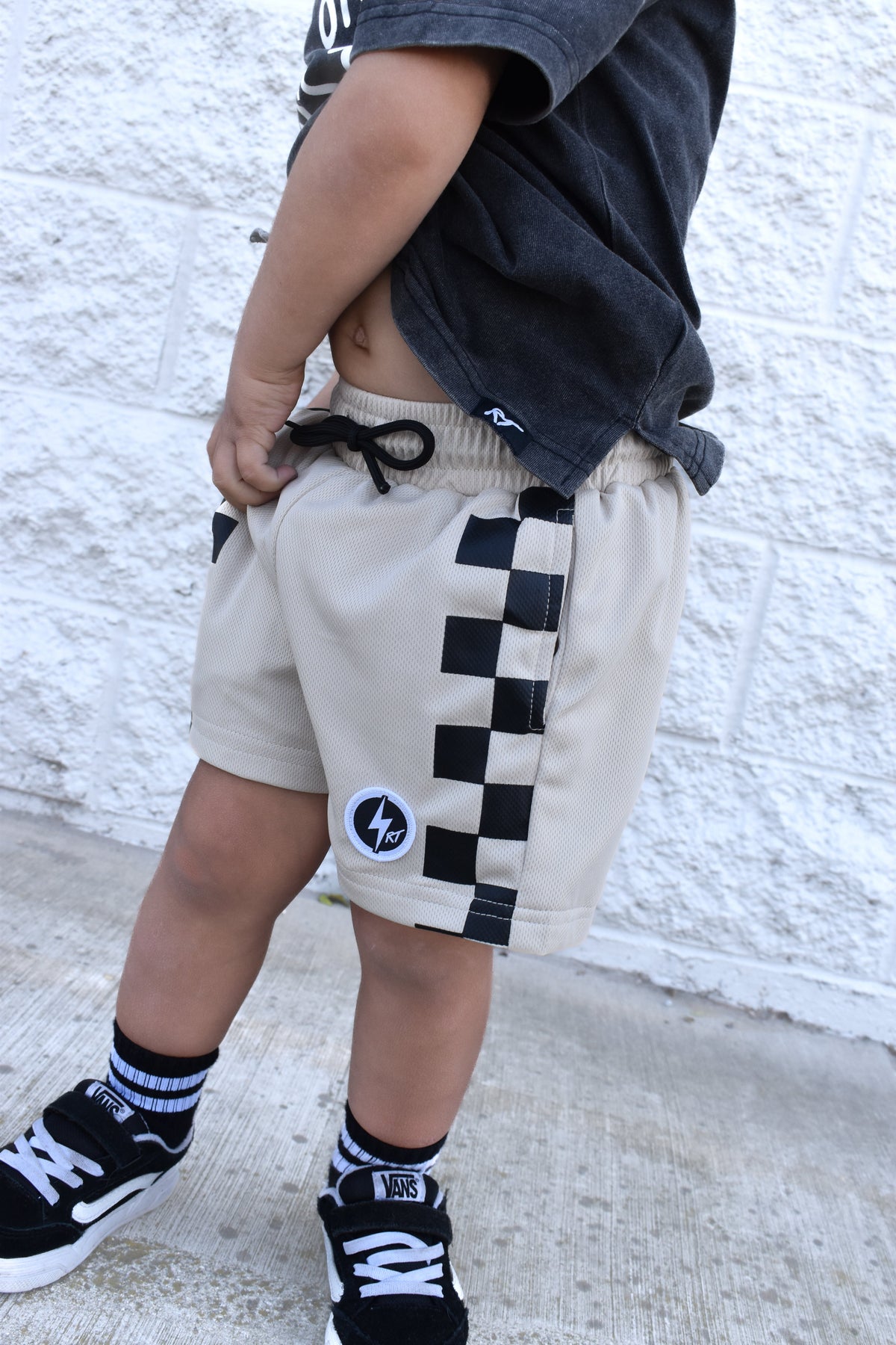 ALL DAY CHECK SHORTS - SAND