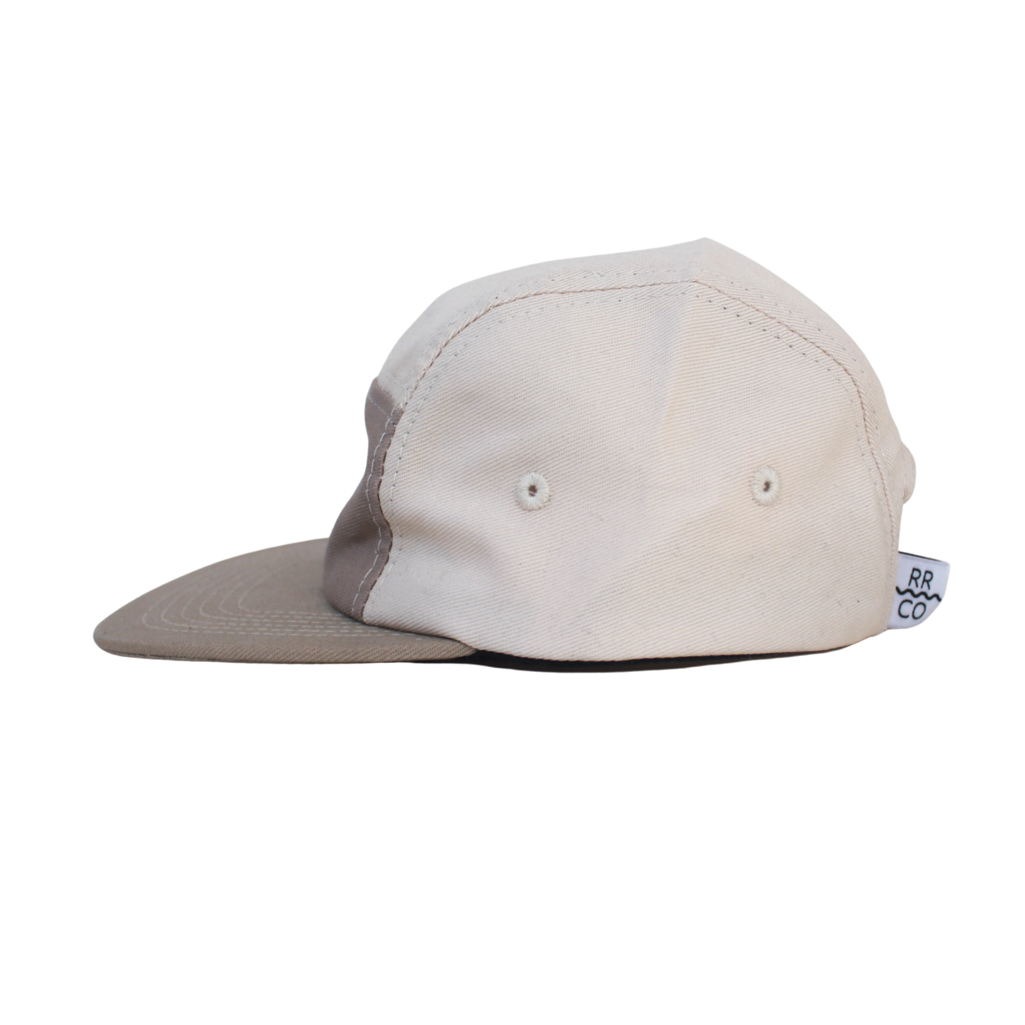 Cotton Five-Panel Hat in Sand