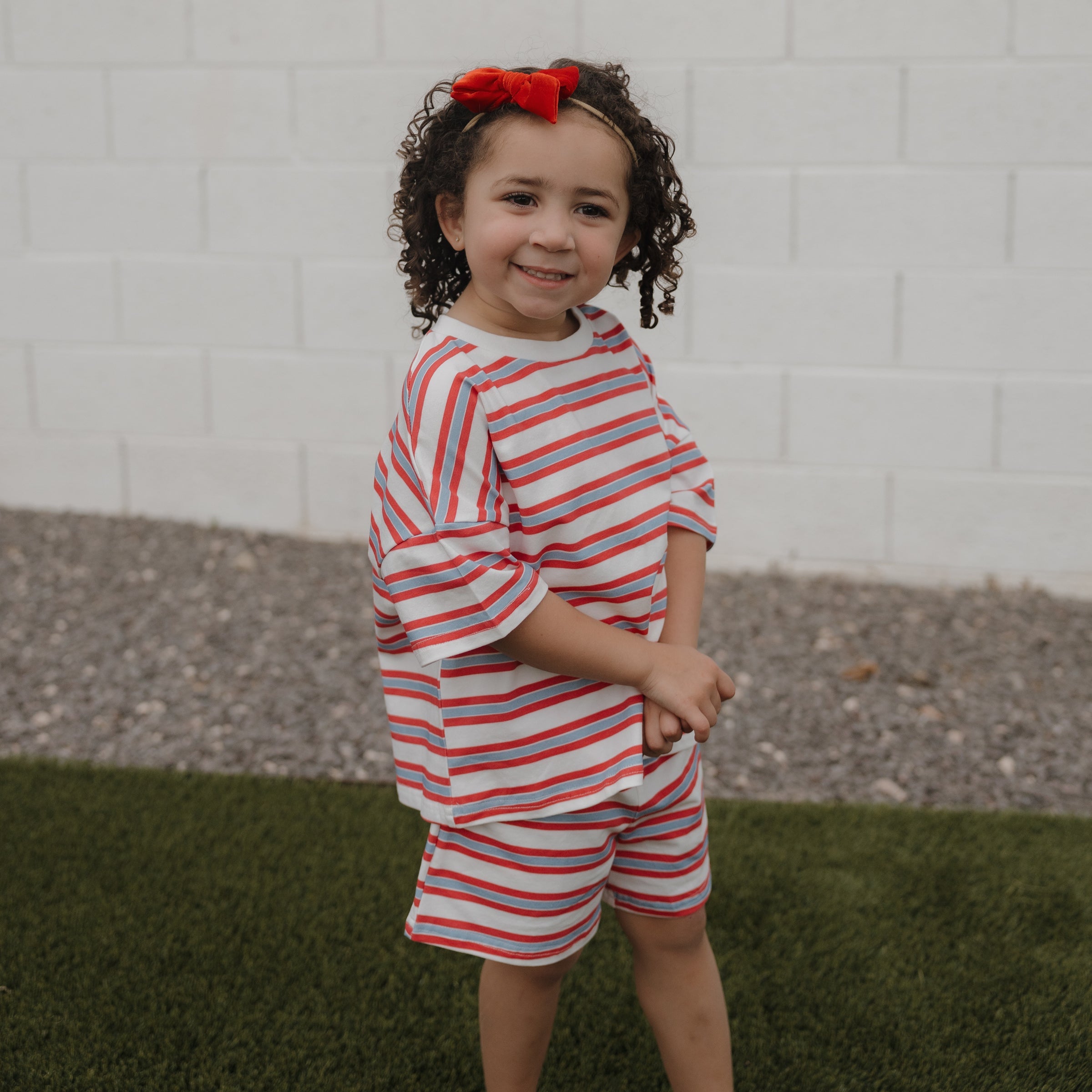 *PRE-ORDER* Child Short Set | Heritage Stripe