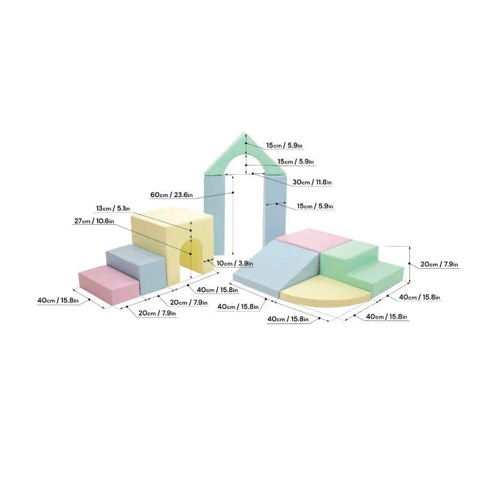 Multifunctional Foam Play Set - Creativity