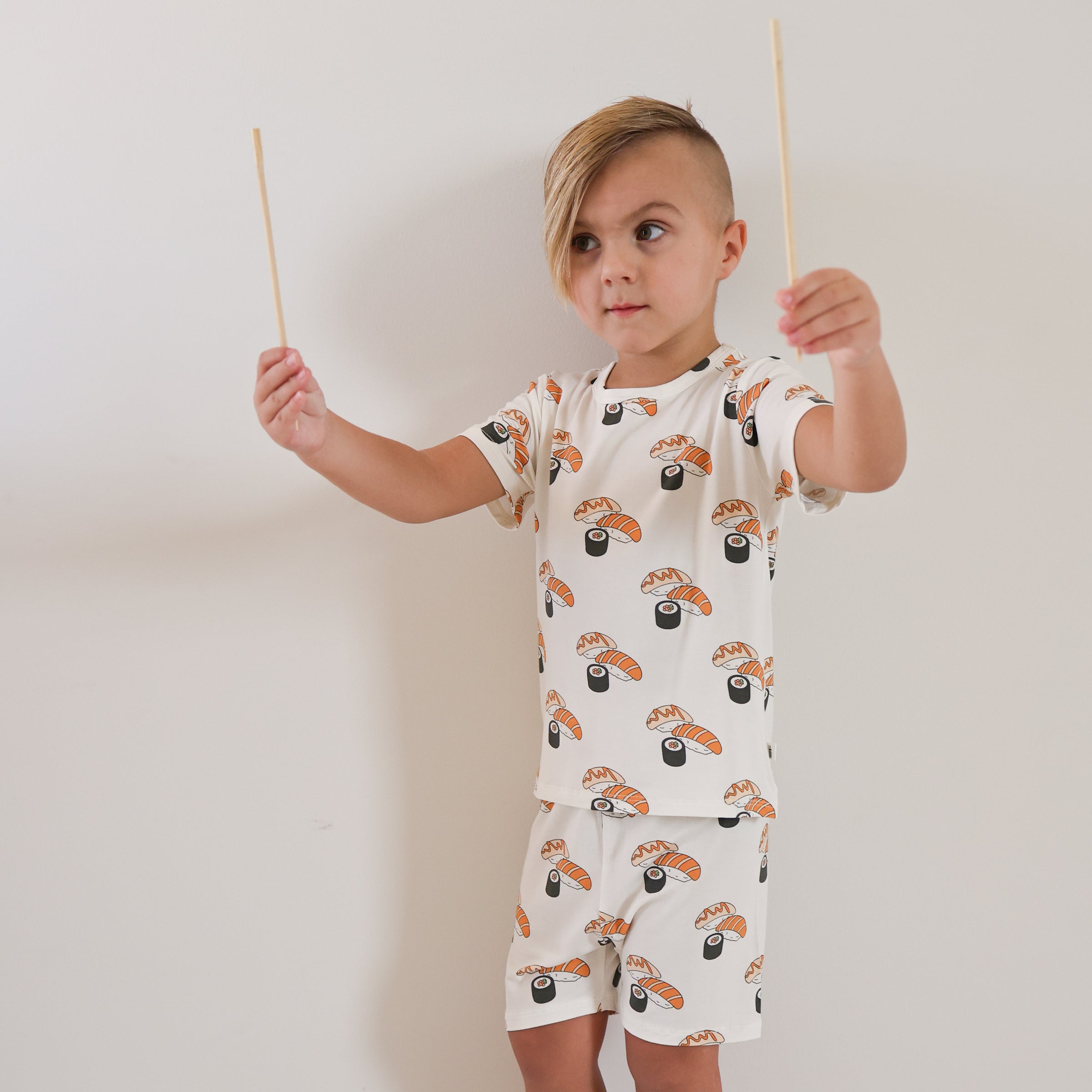 Bamboo Short Set | Sushi