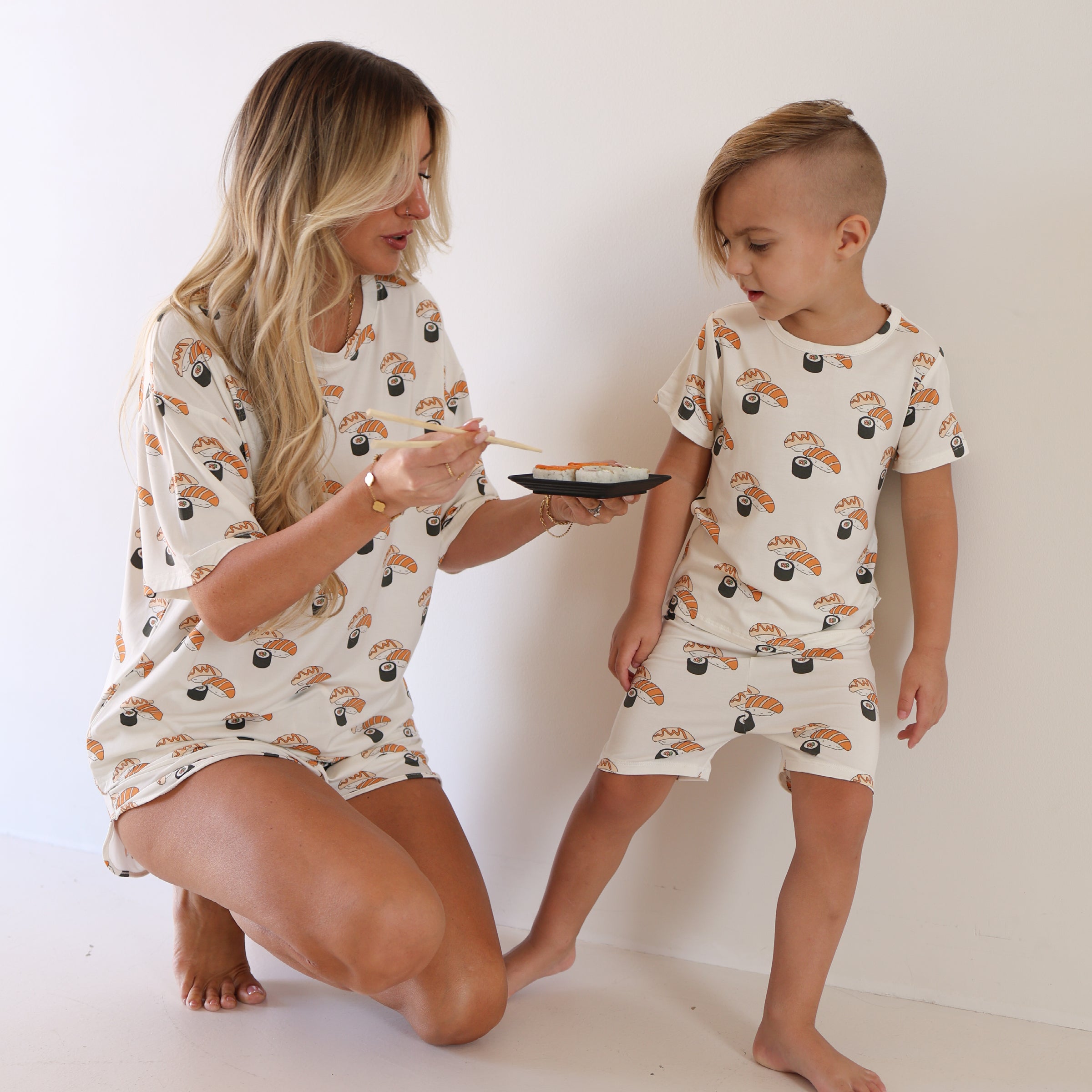 Bamboo Short Set | Sushi