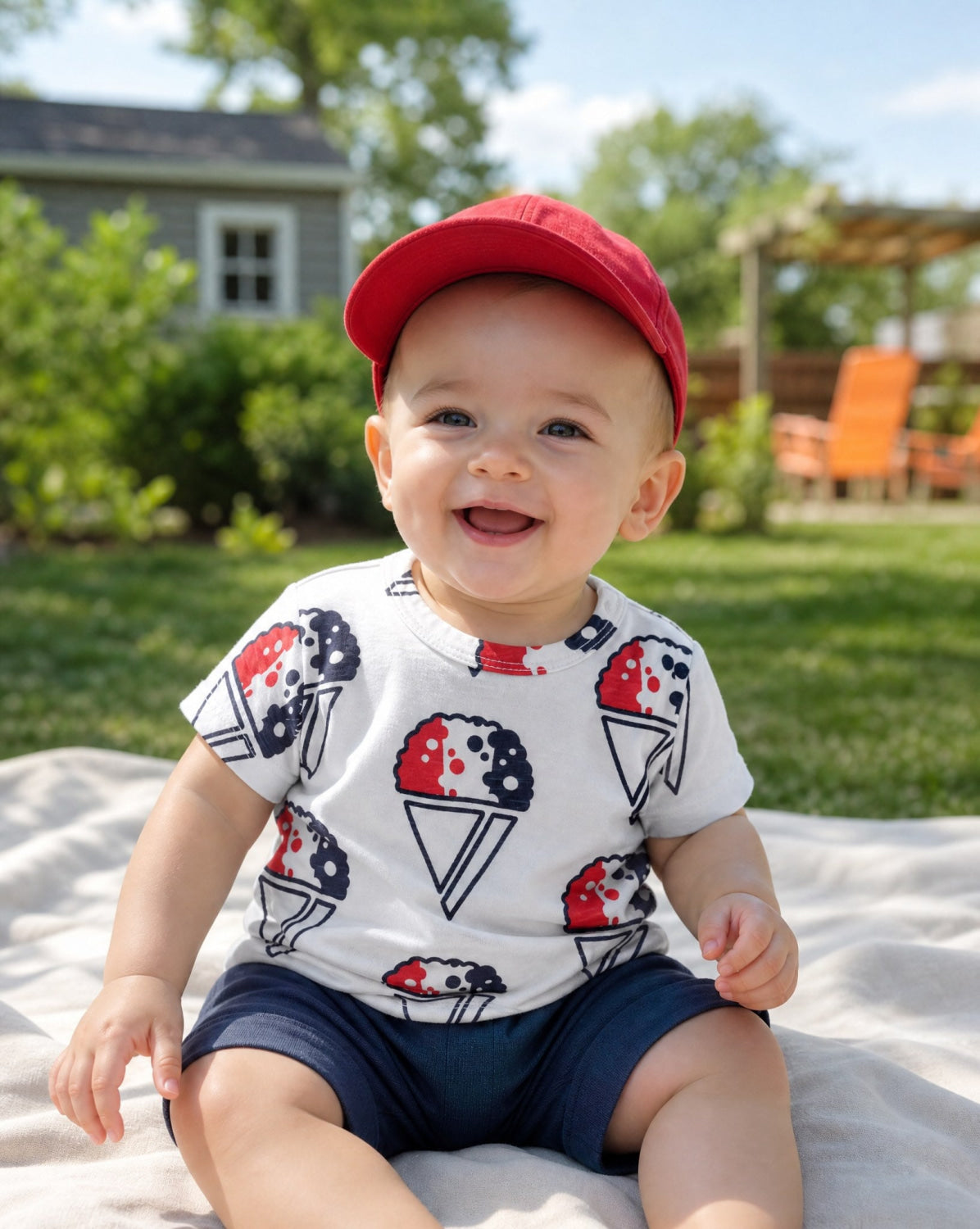 Short Sleeve Crewneck Tee - Snowcone Celebration - FINAL SALE