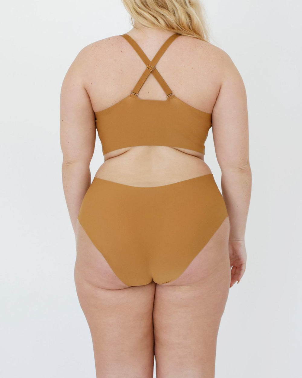 Signature Mid-Rise Brief - Honey - FINAL SALE