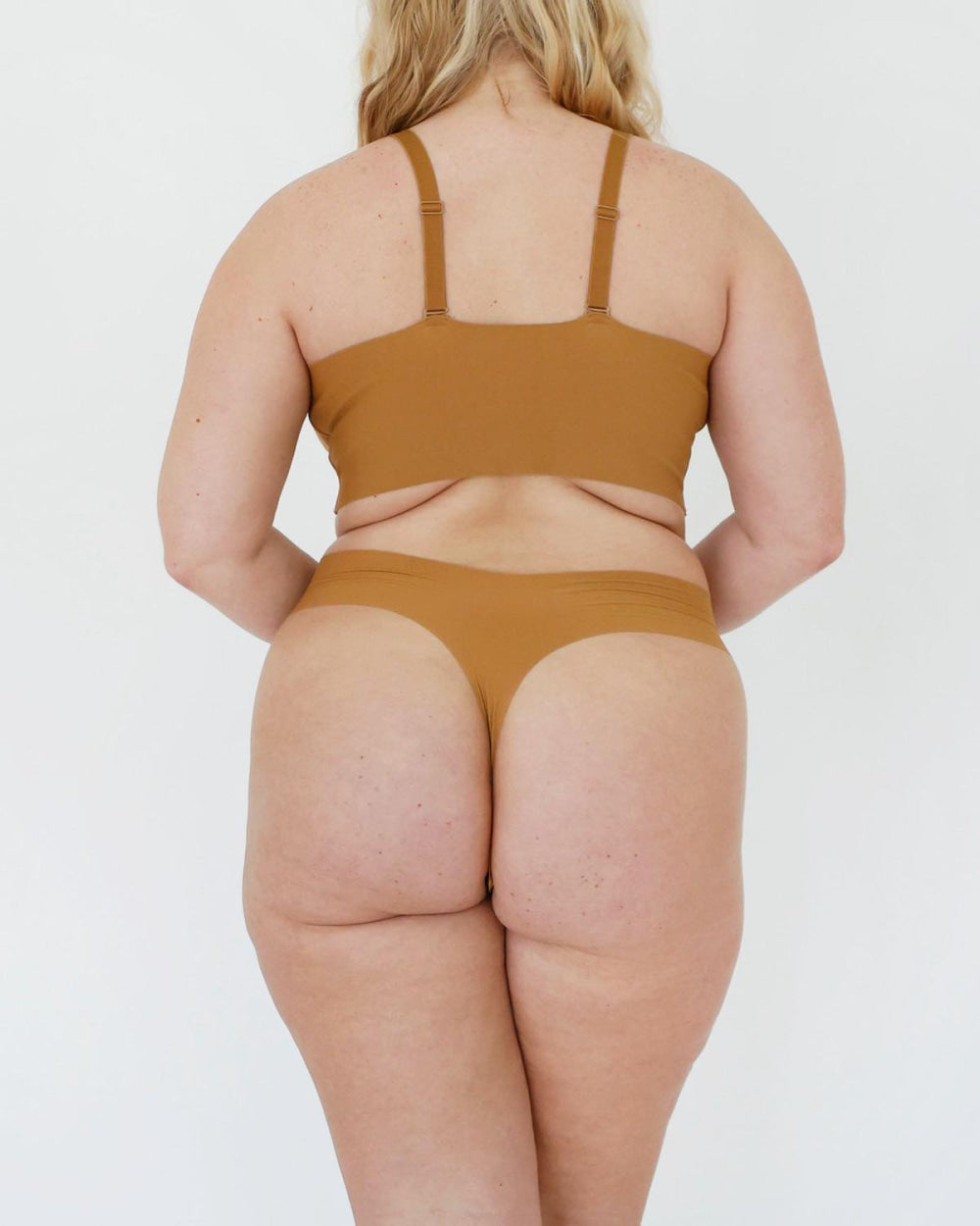 Signature Mid-Rise Thong - Honey - FINAL SALE