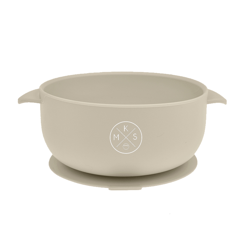 Silicone Bowl with lid - Beige BOWL MKS Miminoo   