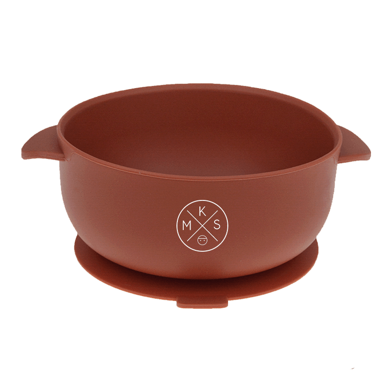 Silicone Bowl with lid - Brick BOWL MKS Miminoo   