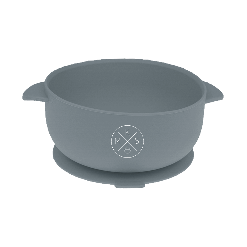 Silicone Bowl with lid - Charcoal BOWL MKS Miminoo   