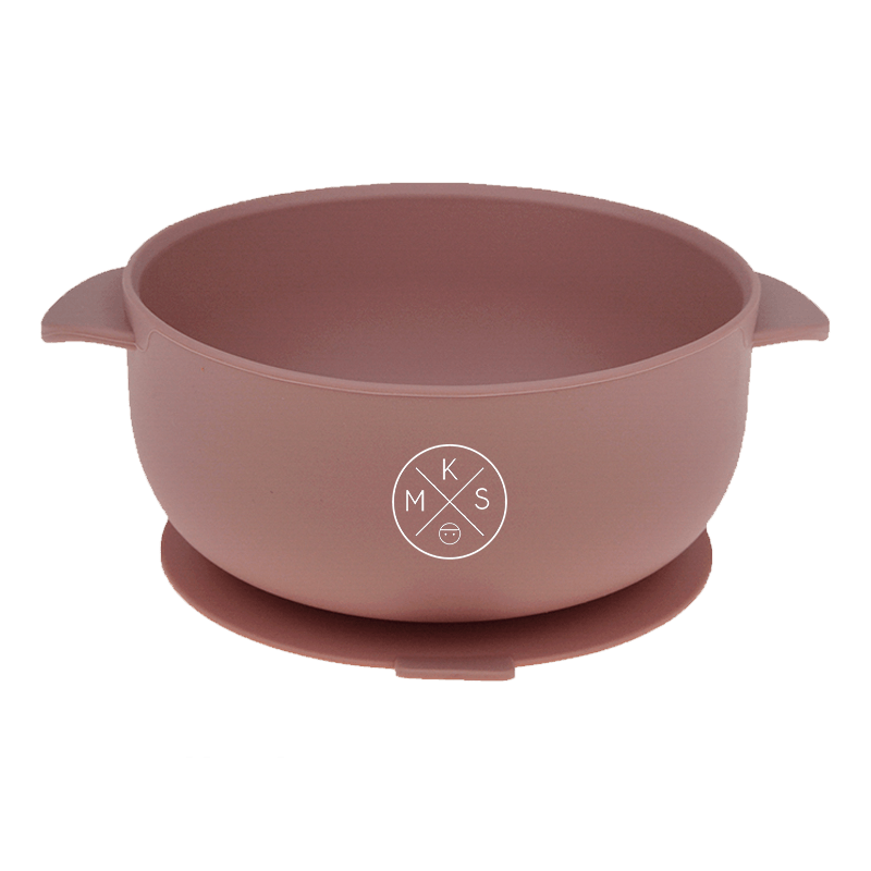 Silicone Bowl with lid - Dusty Pink BOWL MKS Miminoo   