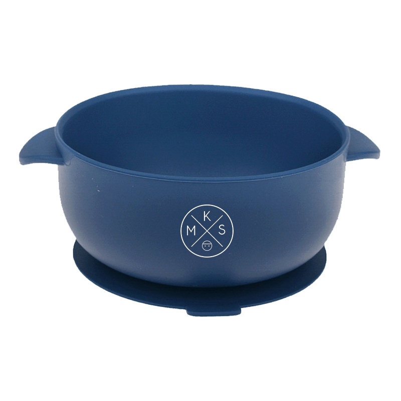 Silicone Bowl with lid - Navy BOWL MKS Miminoo   