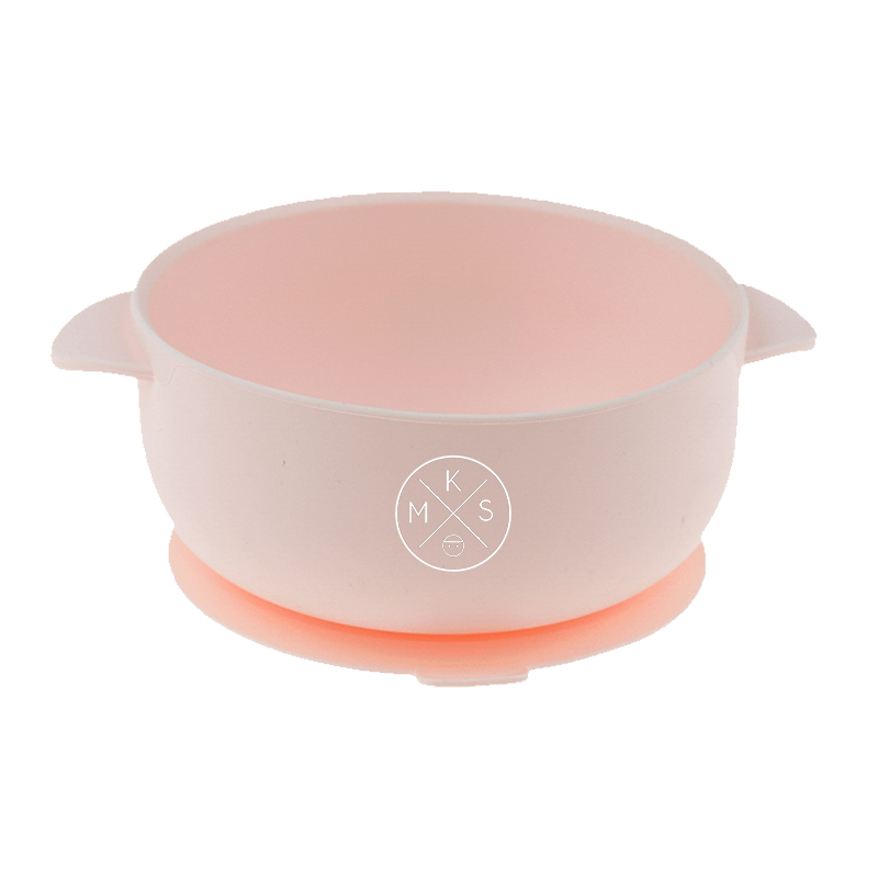 Silicone Bowl with lid - Soft Pink BOWL MKS Miminoo   