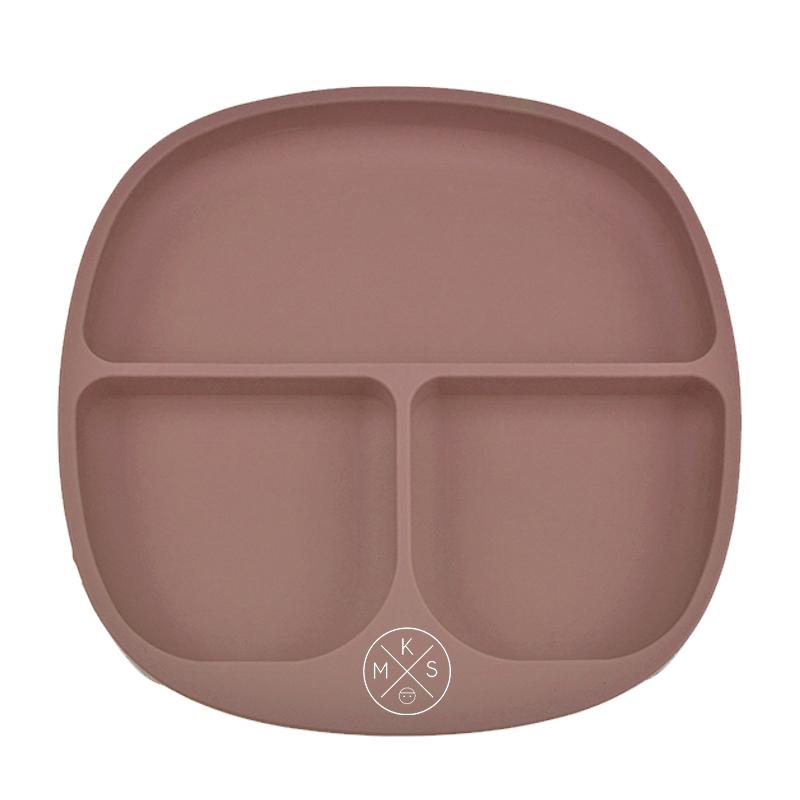 Silicone suction plate - Taupe PLATE MKS Miminoo   