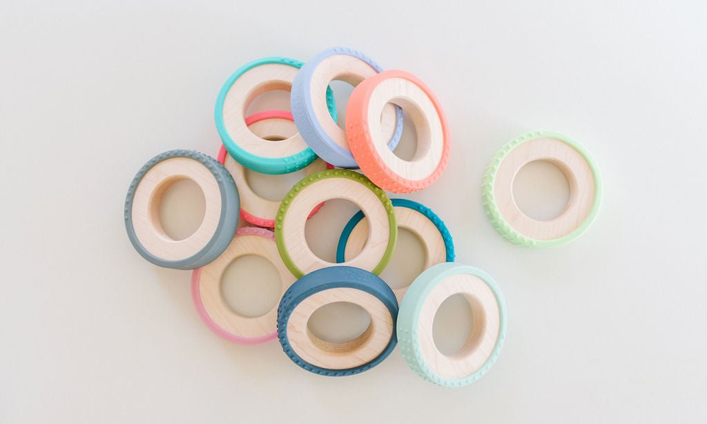 Silicone Wrapped Teether Pacifiers & Teethers Bannor Toys   