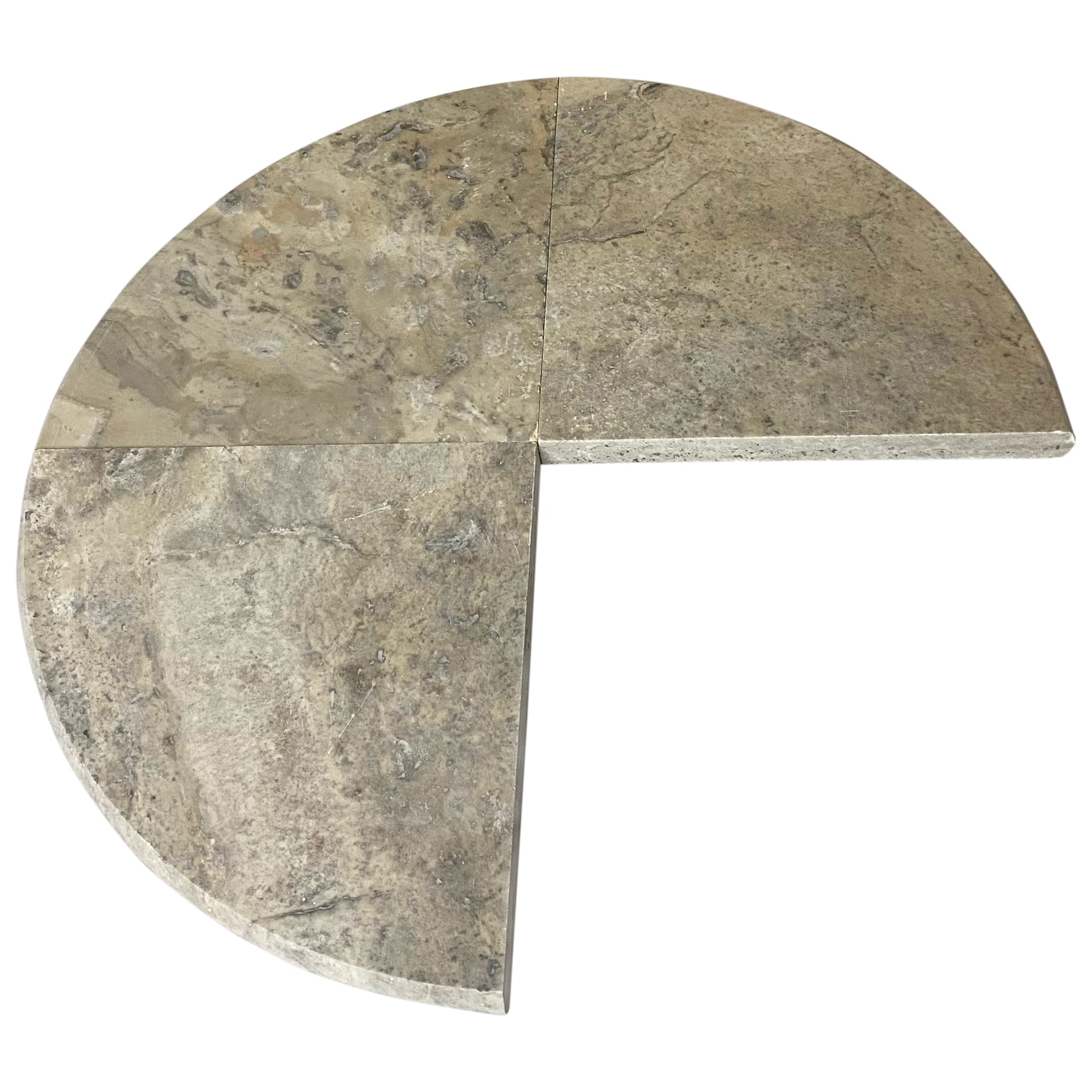 Silver Travertine 9" Shower Corner Shelf Honed and Filled - Belair Collection