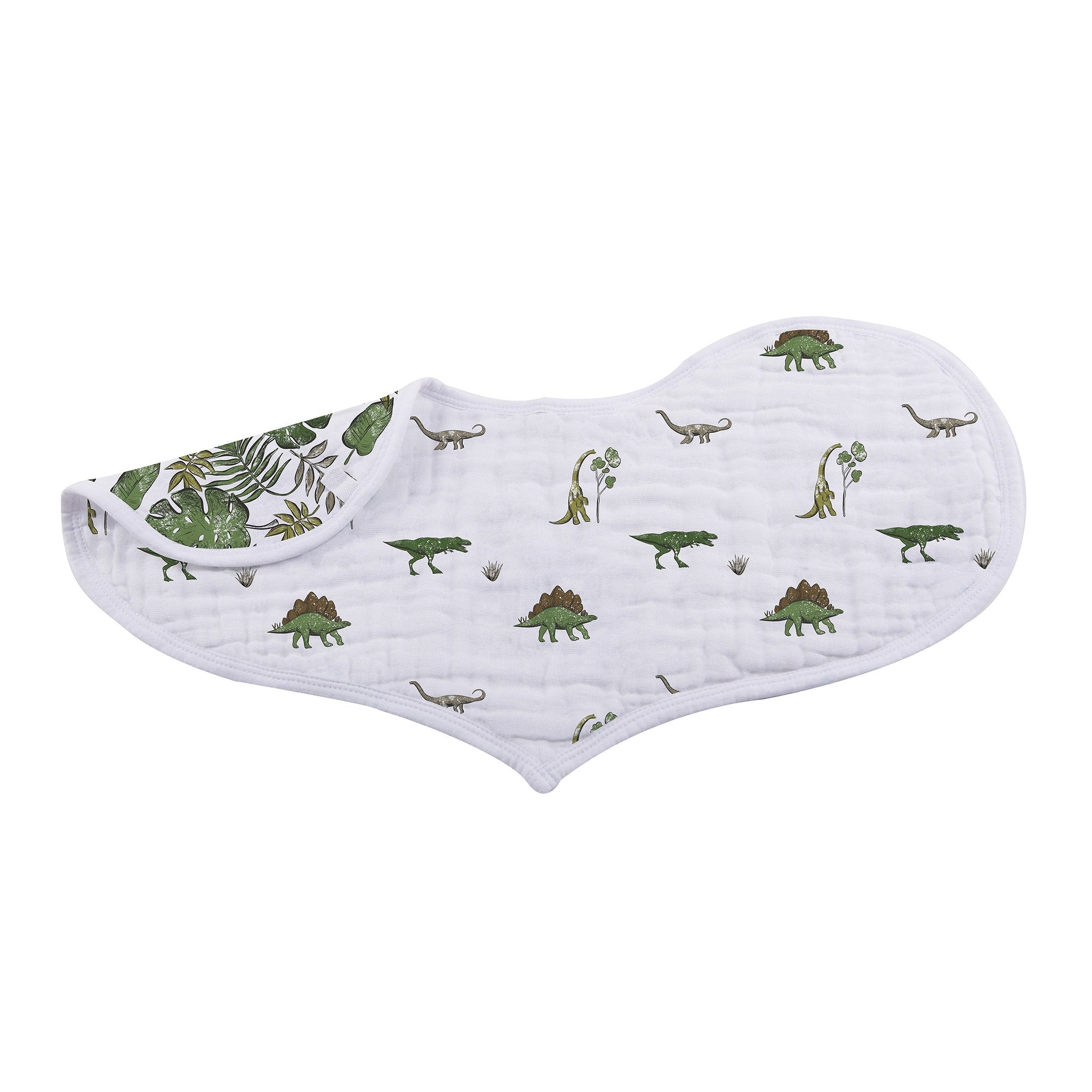 Dino Days Cotton Burp Cloth Bib 2PK