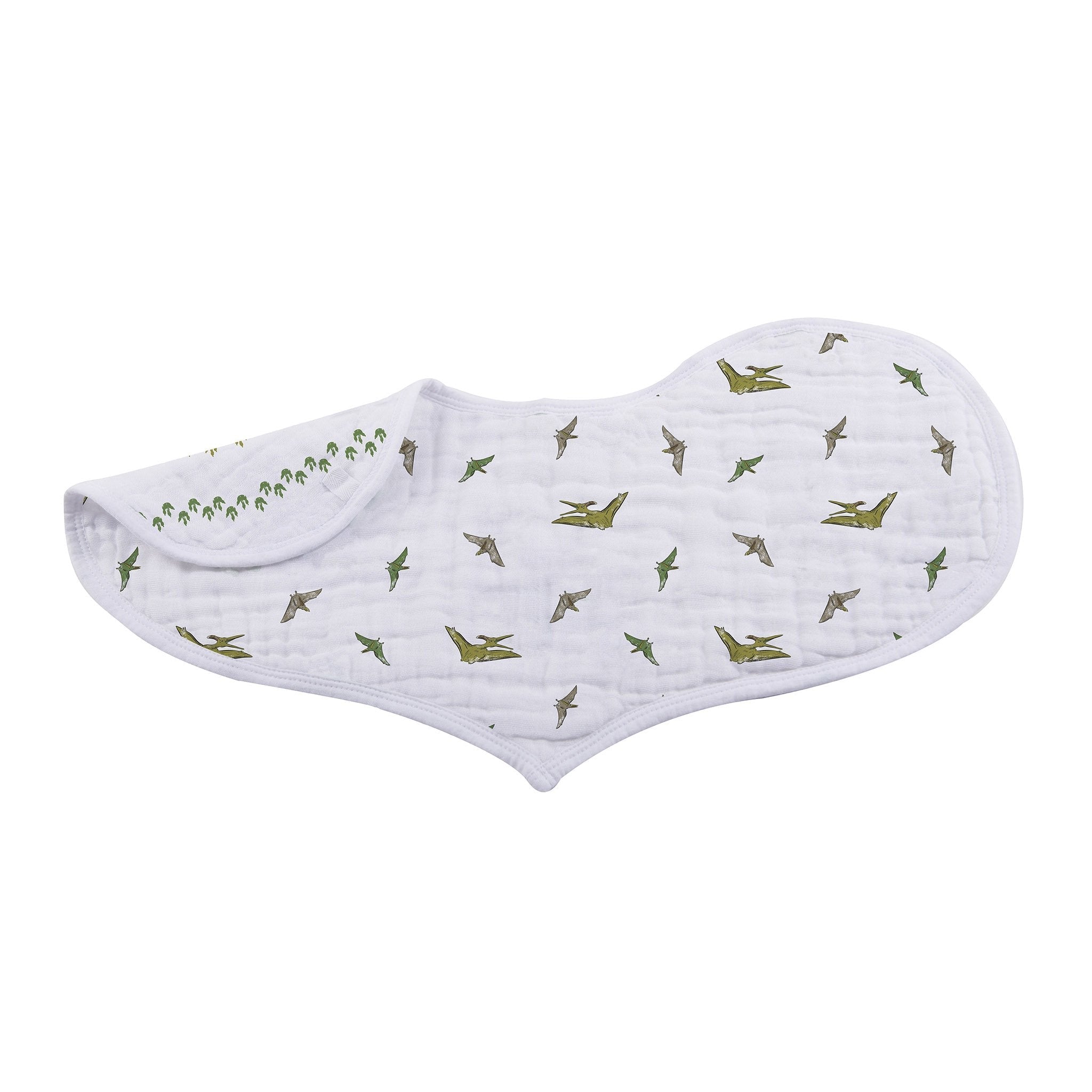 Dino Days Cotton Burp Cloth Bib 2PK