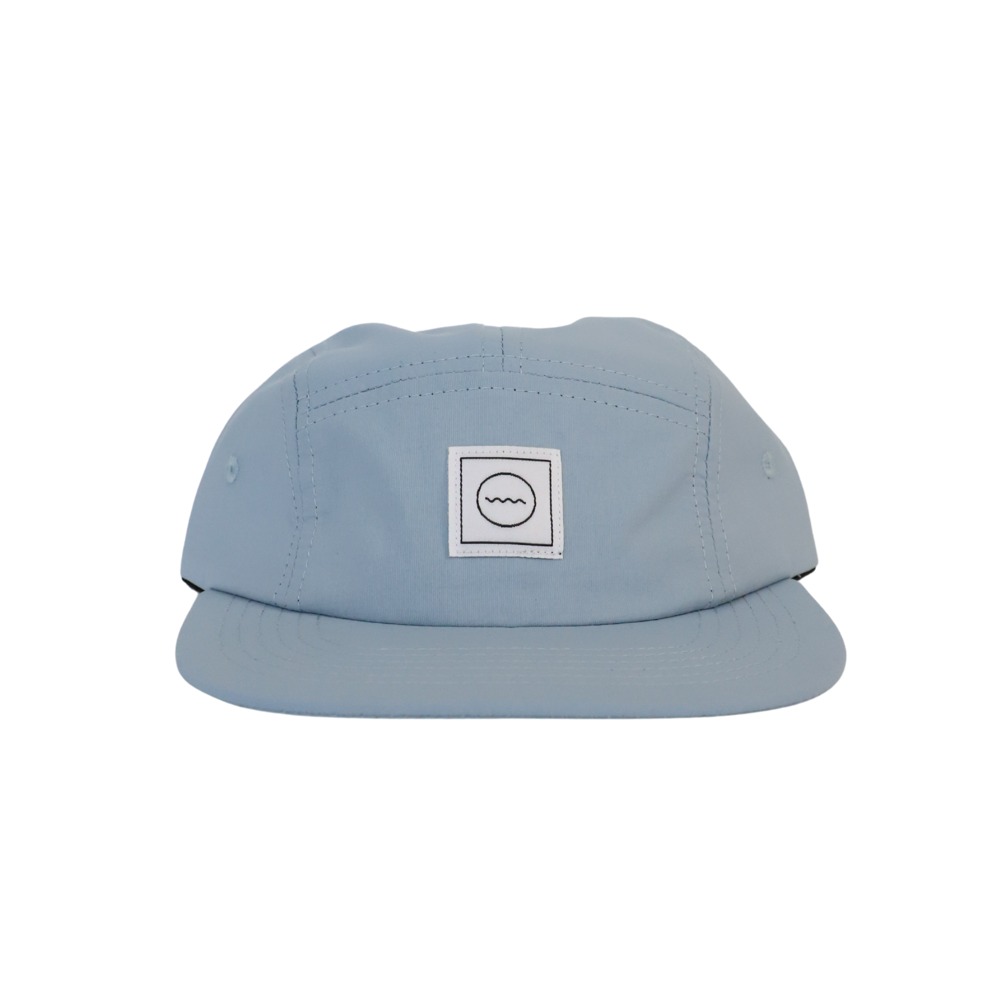 Nylon Five-Panel Hat in Sky