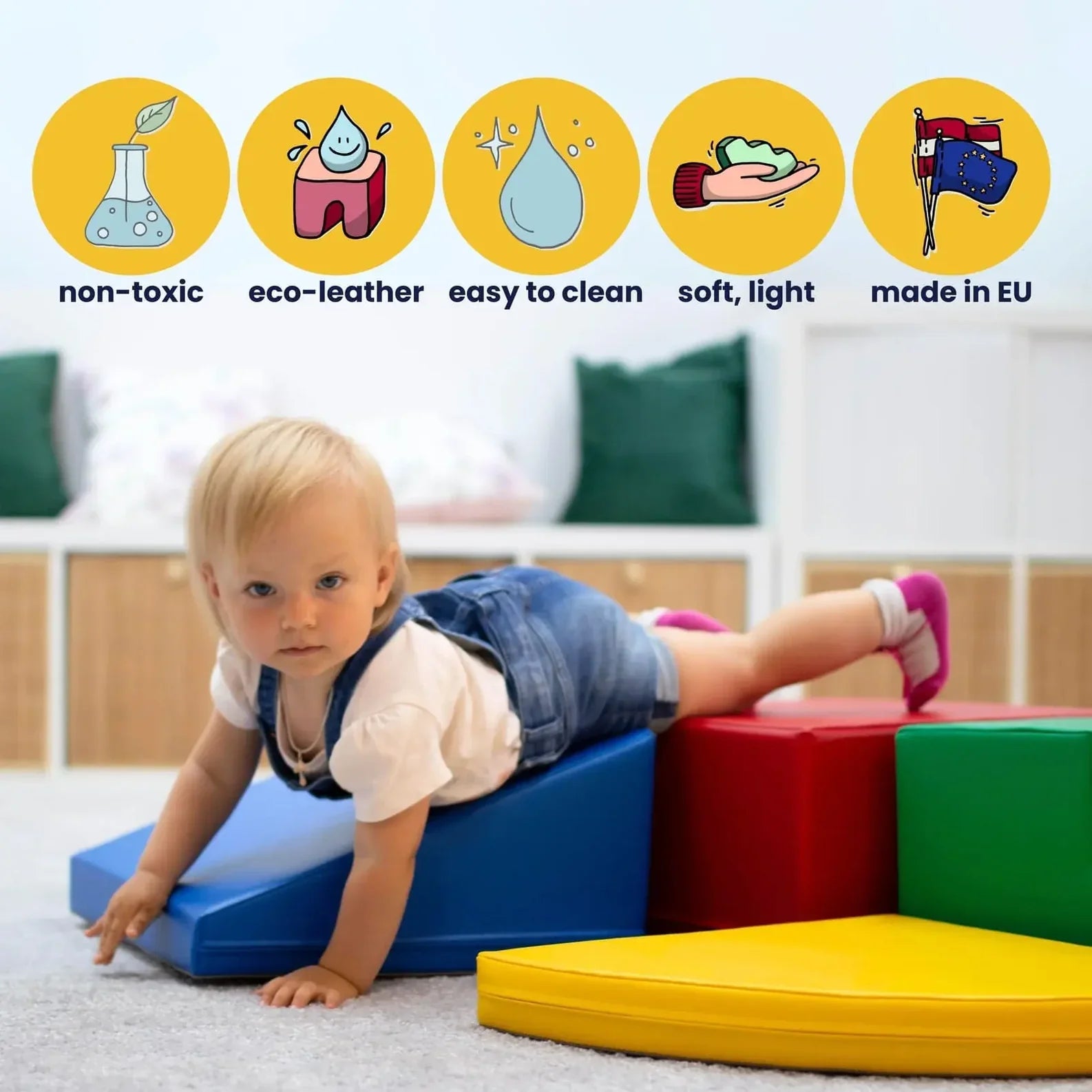 Soft Play Foam Block Set - Challenger