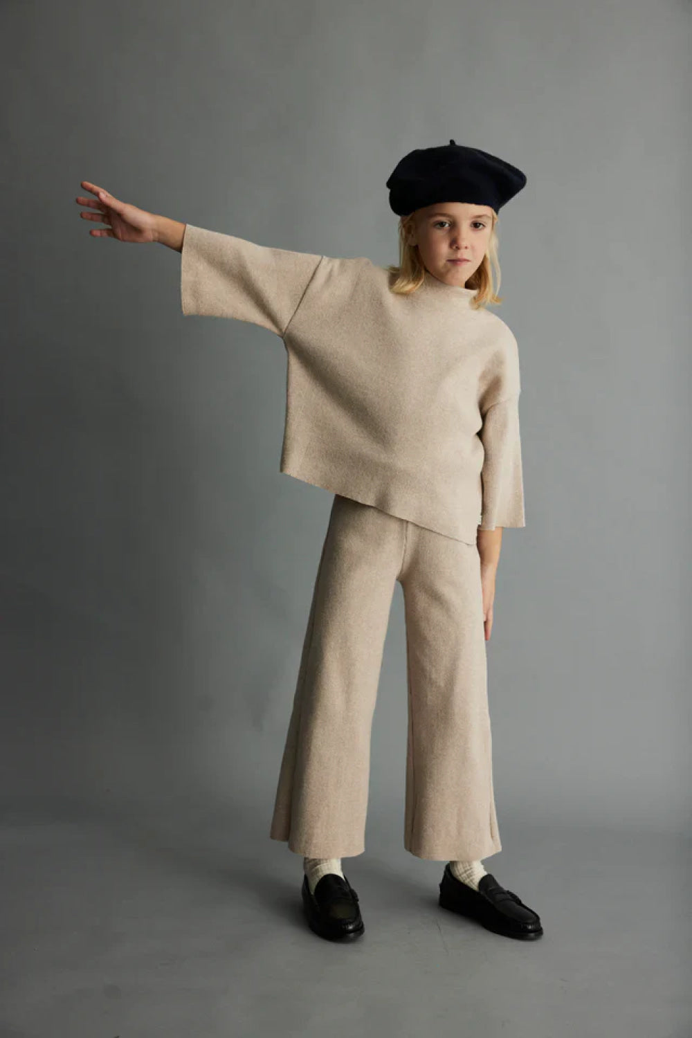 Soft rib sweater - Beige