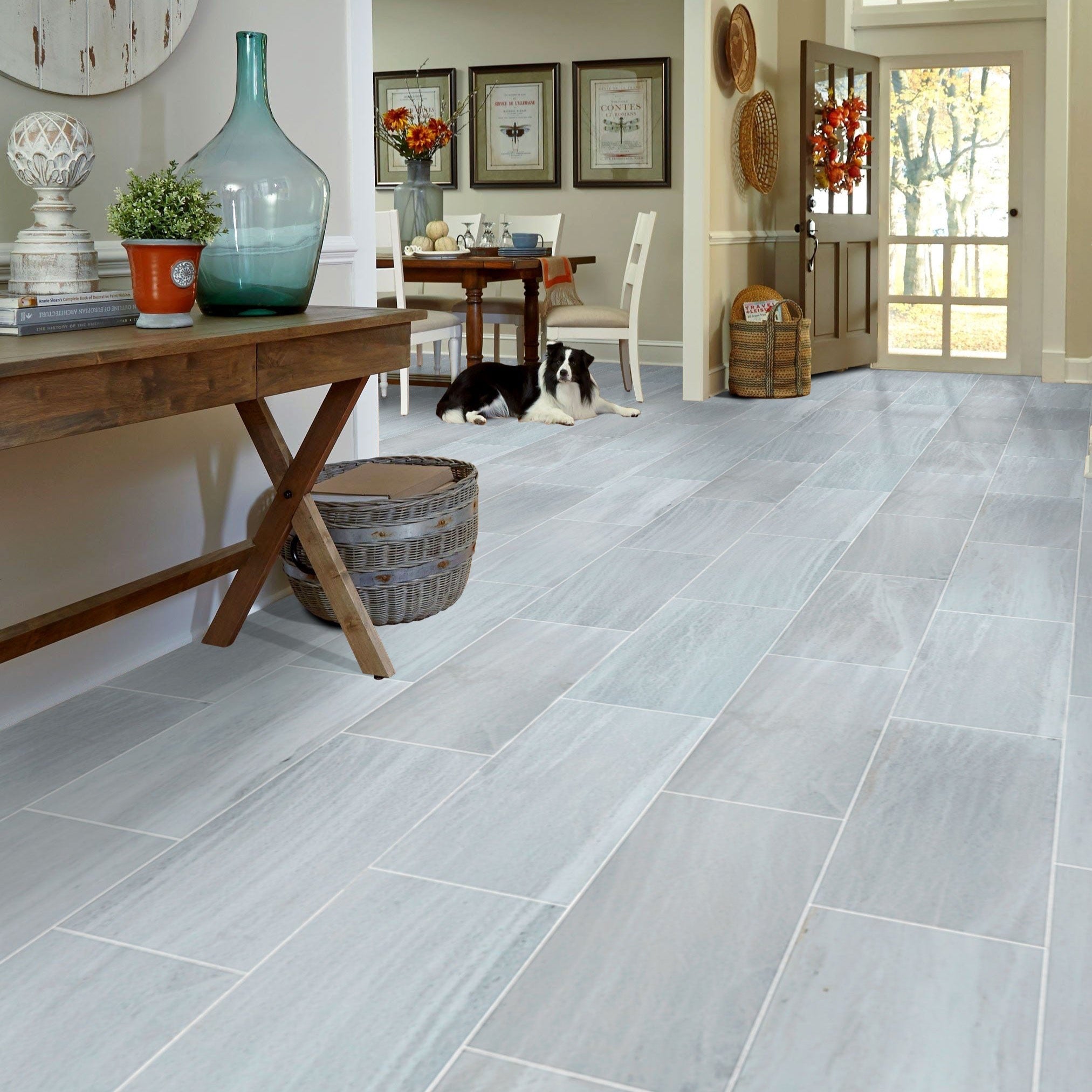 Solto White Marble Tiles Polished Floor and Wall Tile - Belair Collection