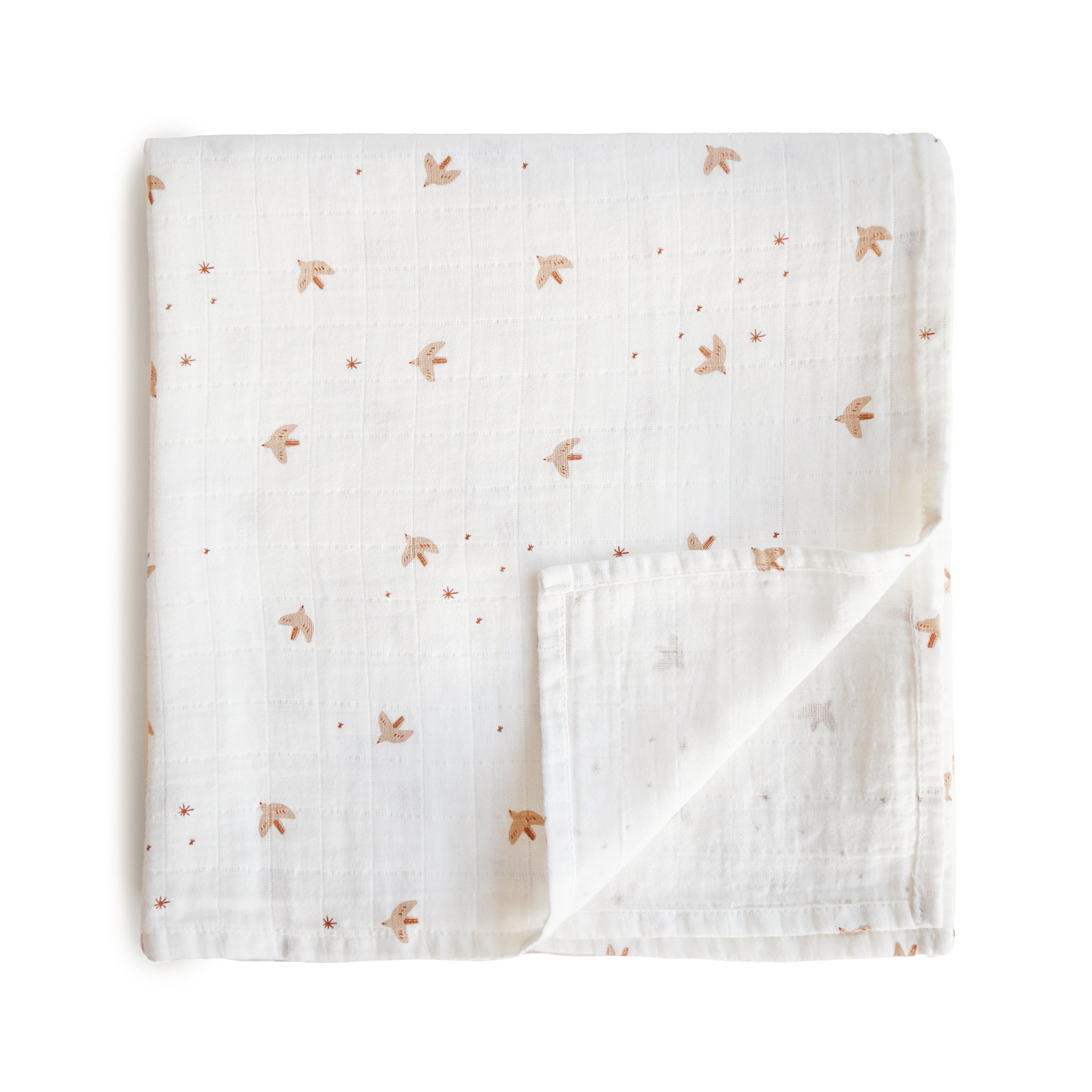 Organic Cotton Muslin Swaddle Blanket