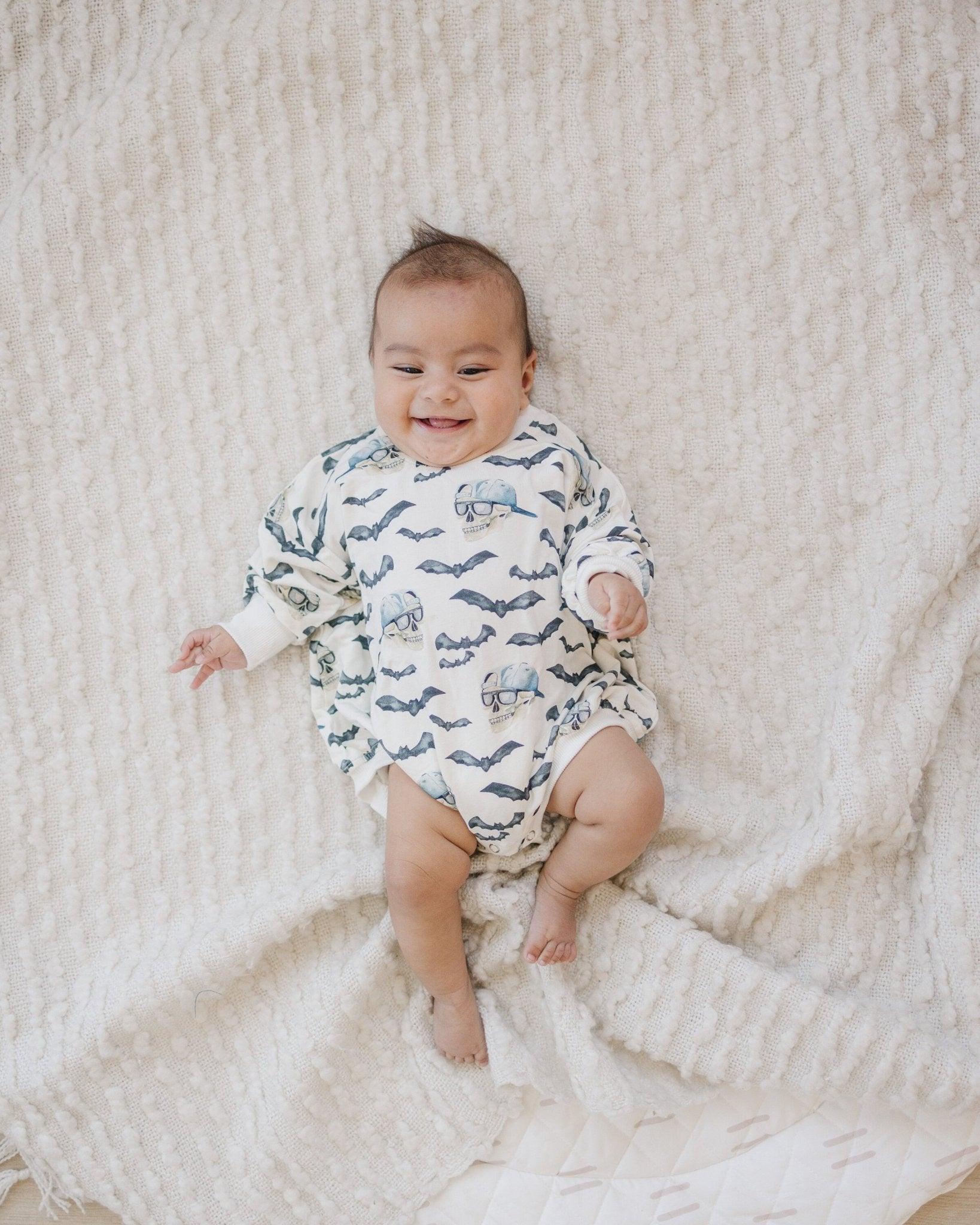 Spooky Bro Bamboo Bubble Romper