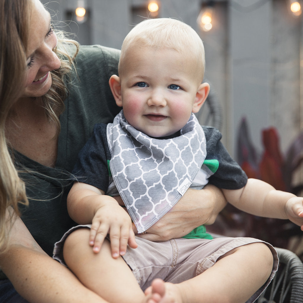 Bandana Bibs Gray