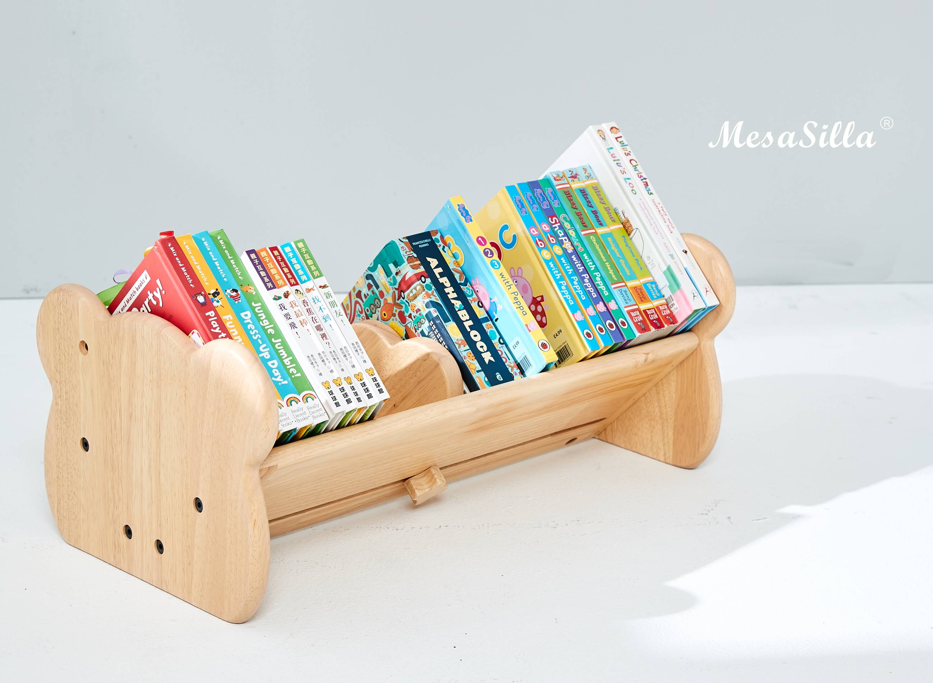 Calla Toddler Book Caddy with Detachable Divider - Innovative Storage Solution  MesaSilla USA   