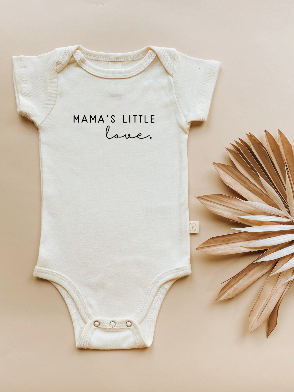 Short Sleeve Bodysuit | Mama's Little Love | Organic Cotton