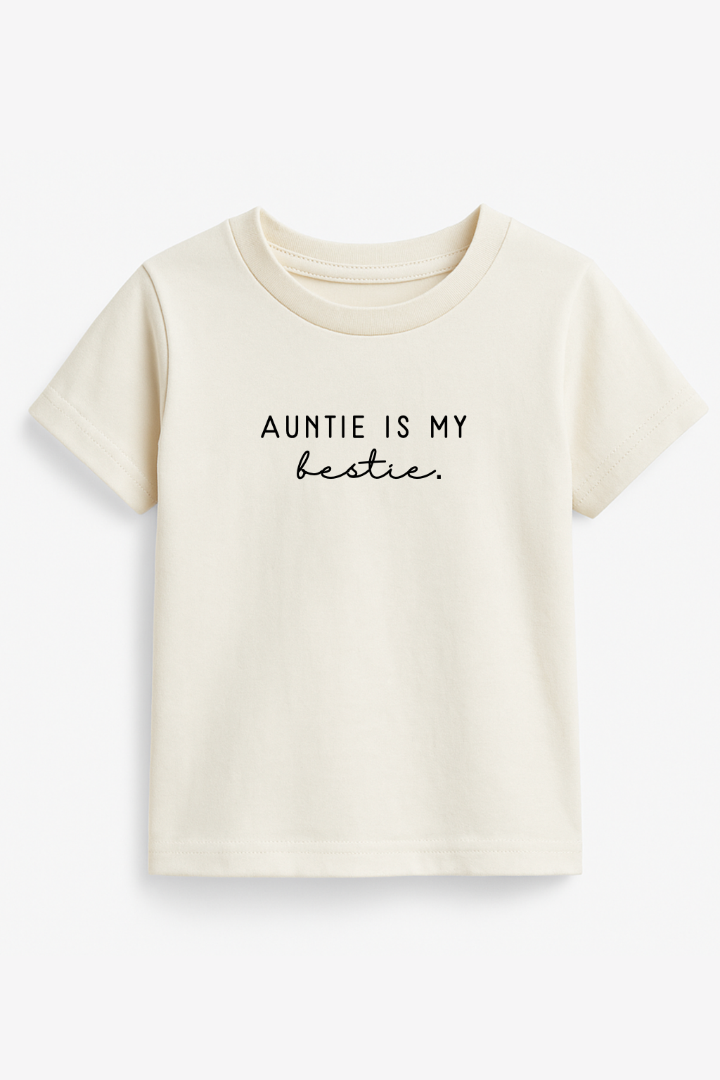 Auntie is my Bestie Organic Kids T-shirt