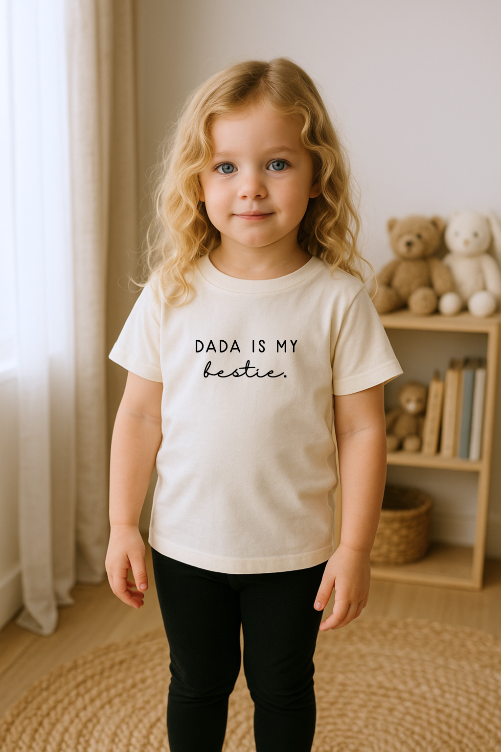 Dada is My Bestie Organic Kids T-shirt