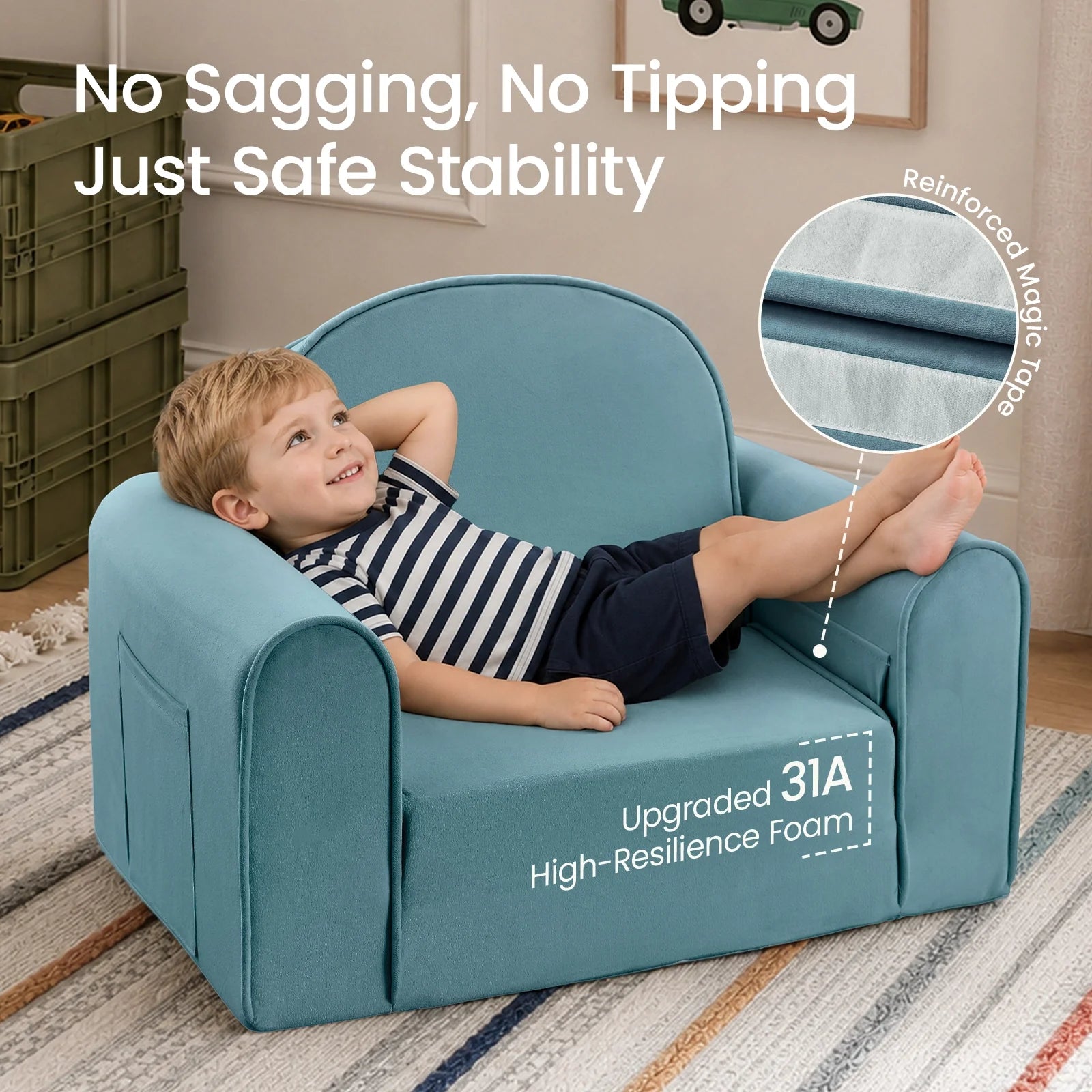 Tiny Land® GentleSnug Kids Sofa Chair