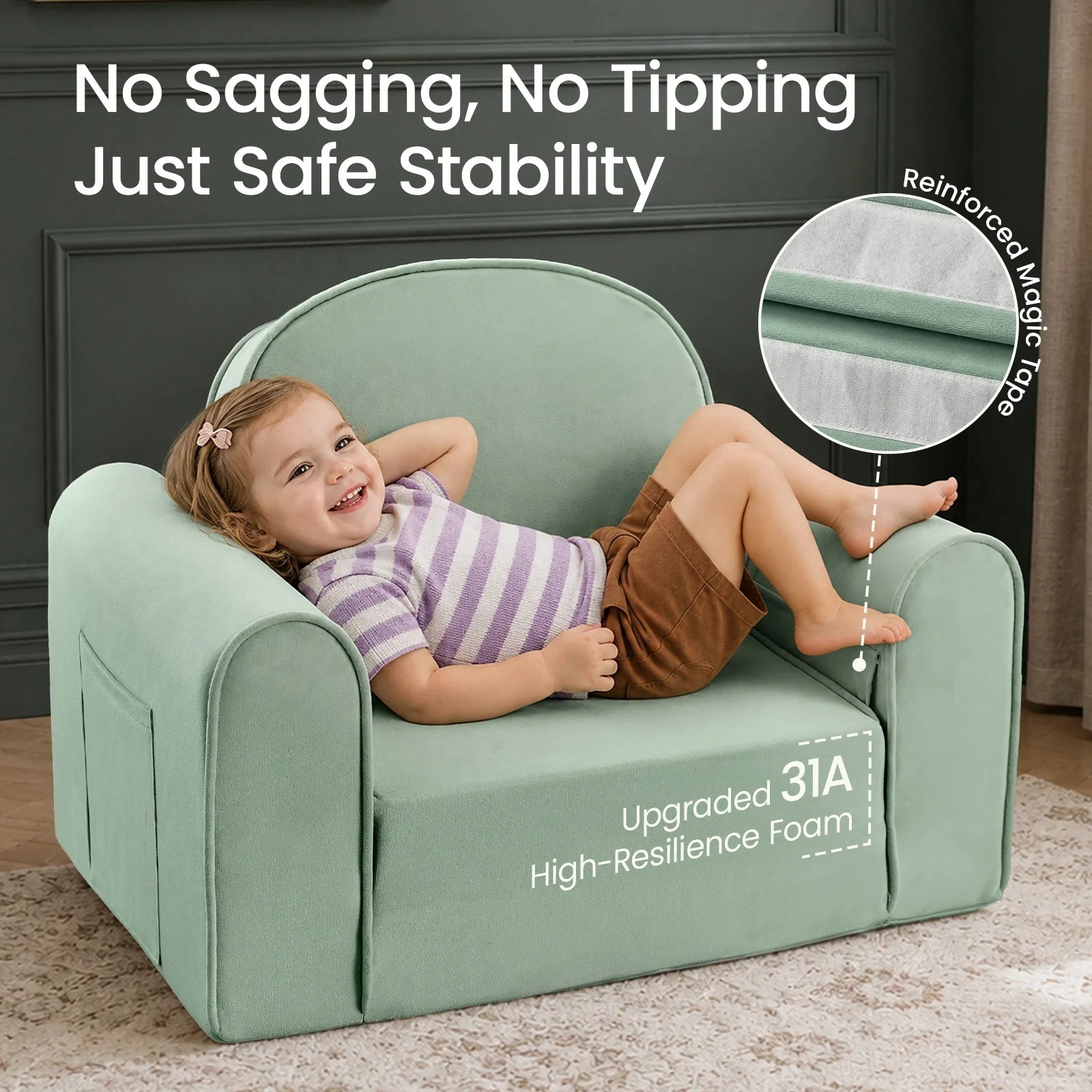 Tiny Land® GentleSnug Kids Sofa Chair