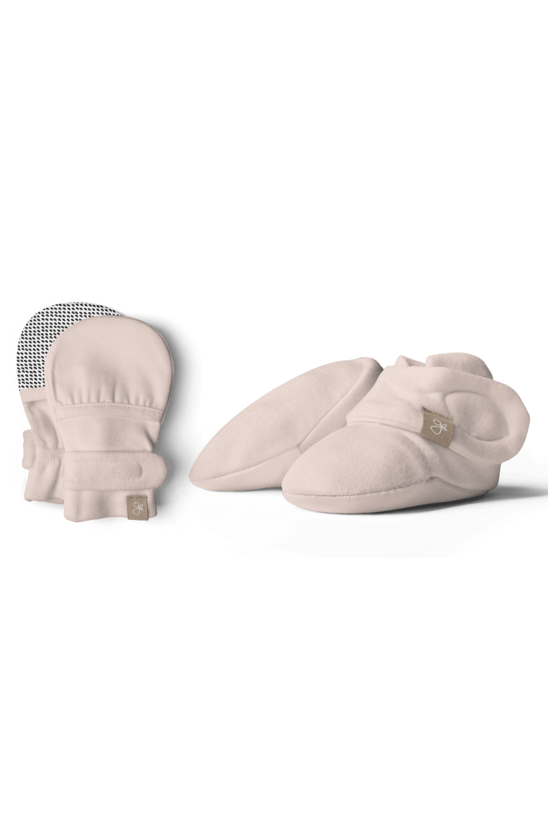 STAY ON MITTS + BOOTS SET | ROSE