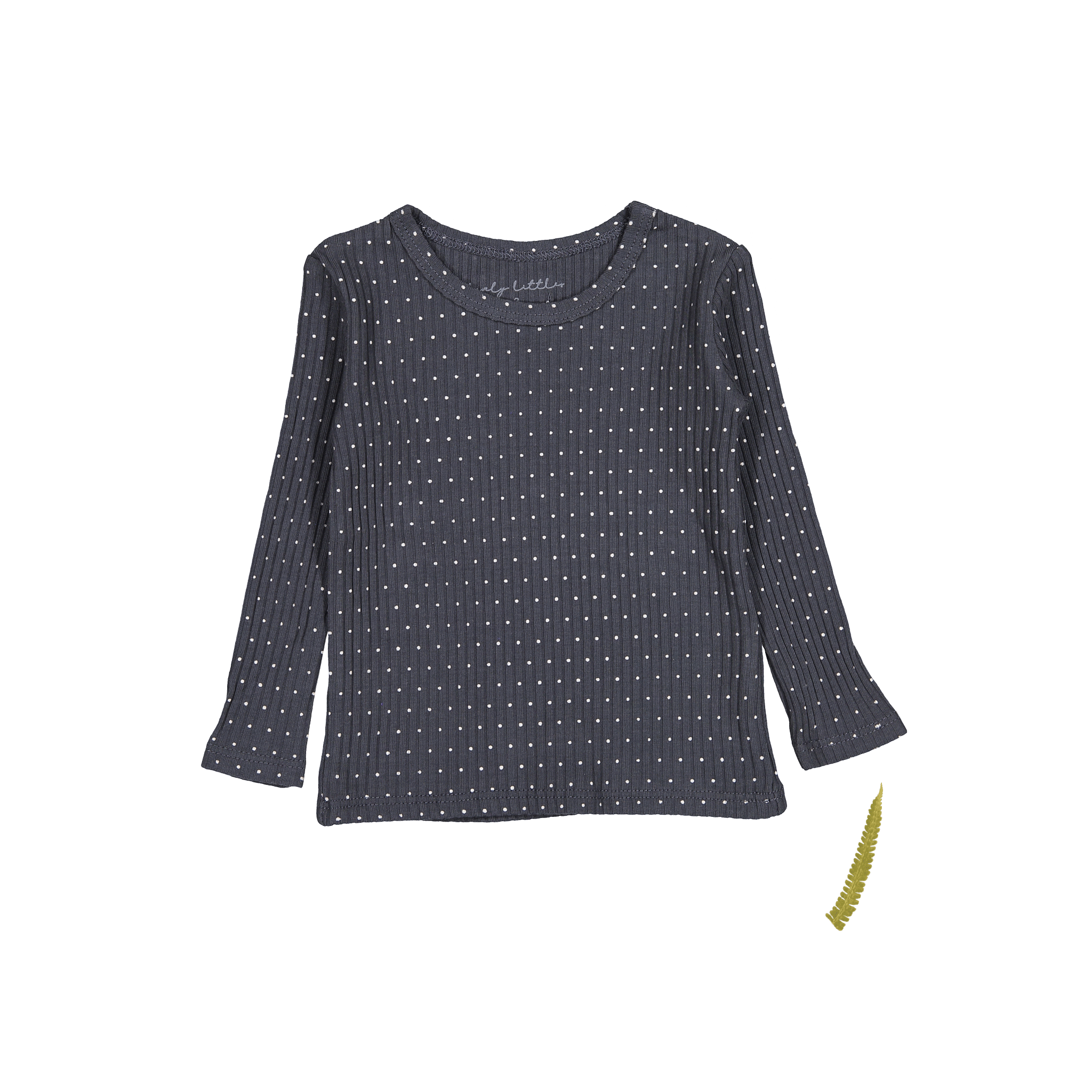 The Printed Long Sleeve Tee - Steel Dot