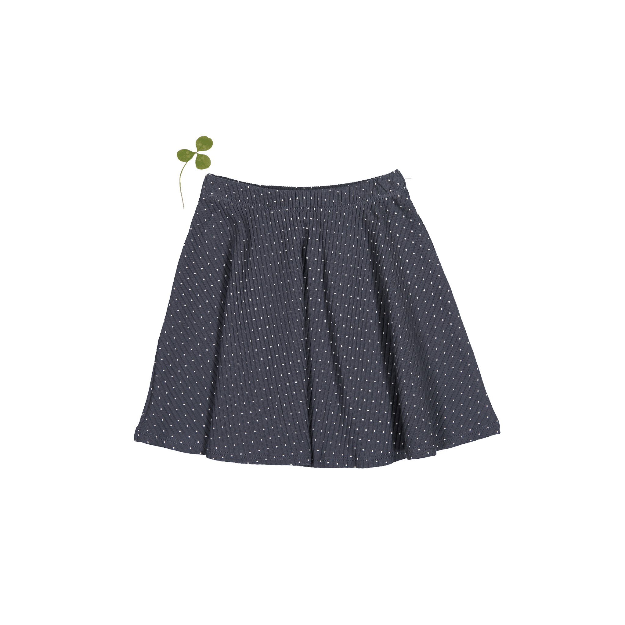 The Printed Skirt - Steel Dot