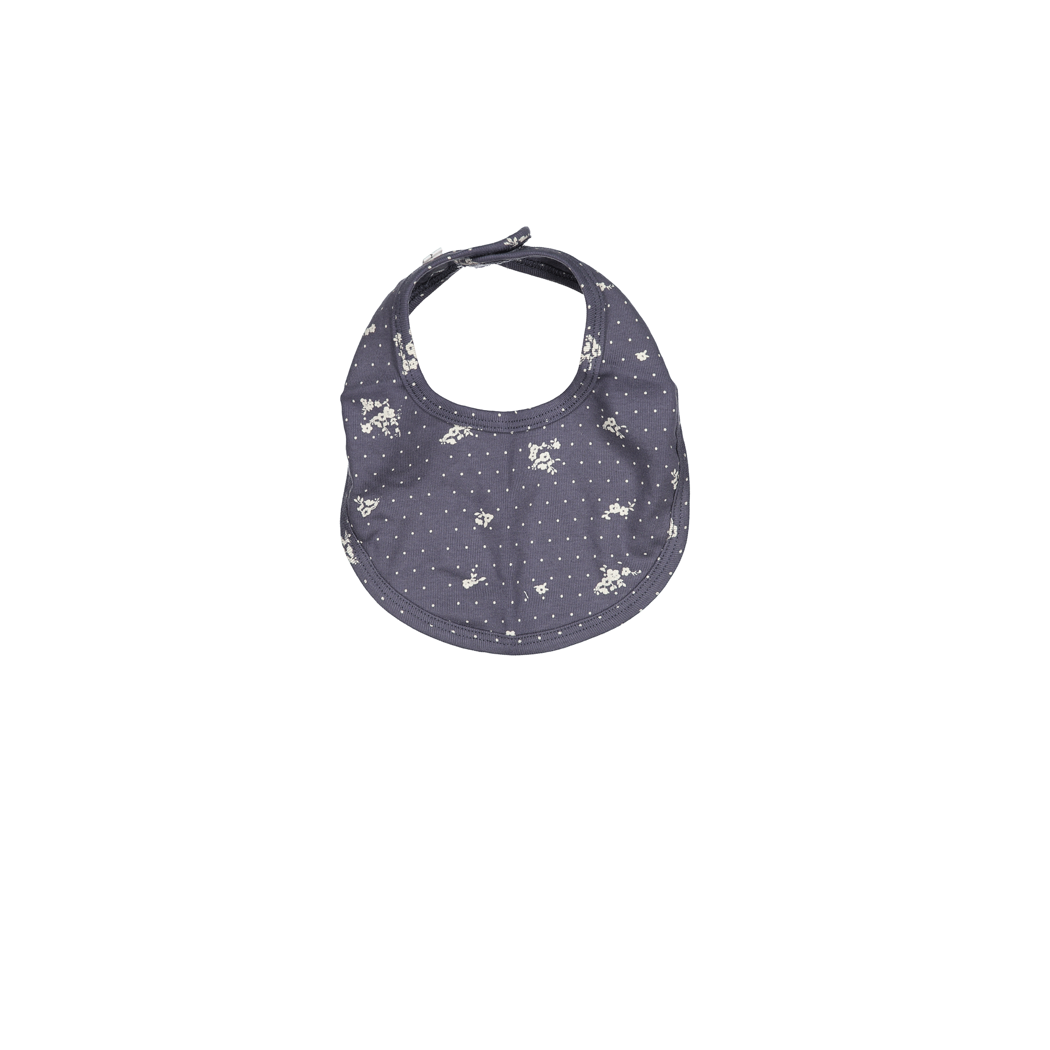 The Printed Bib - Steel Floral