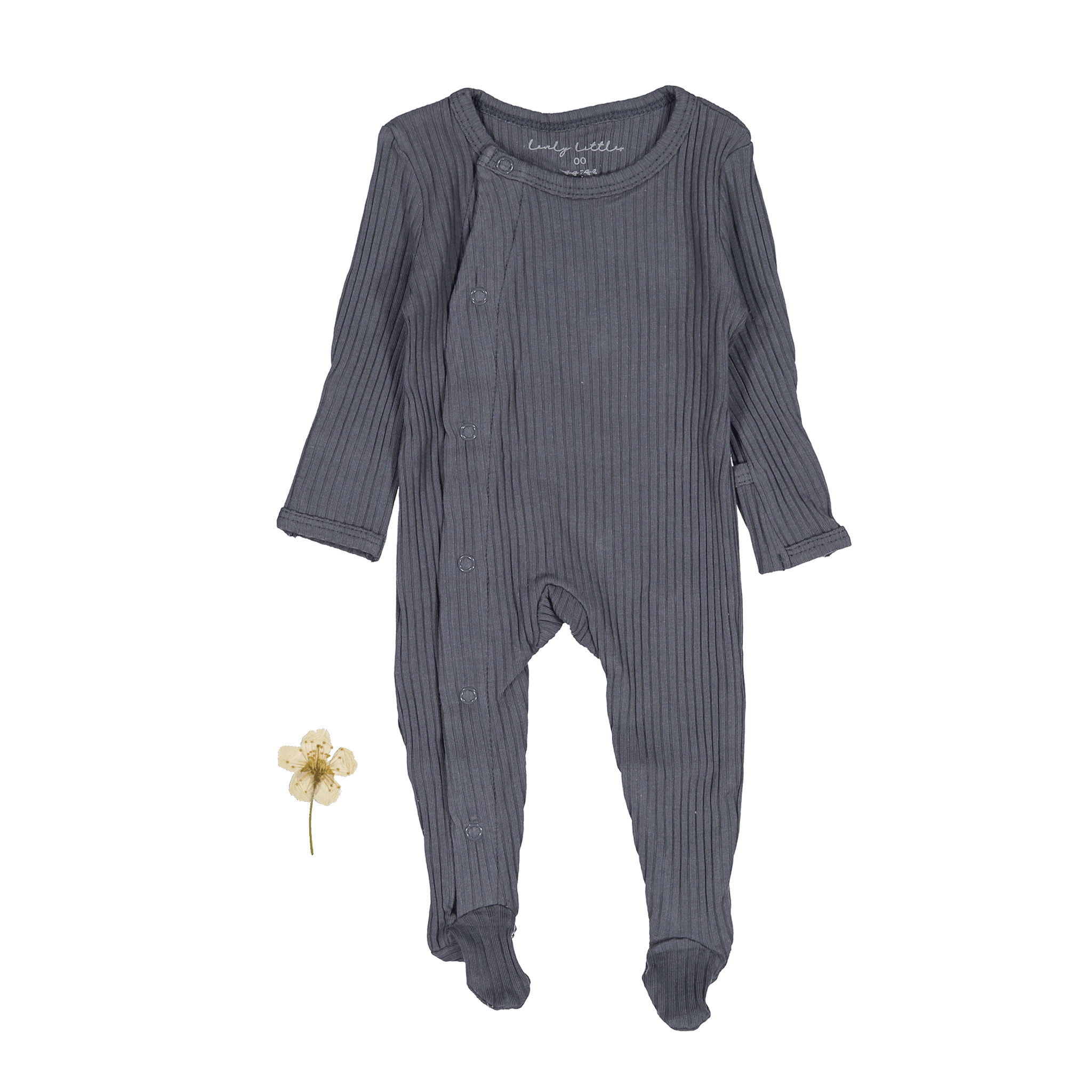 The Snap Romper - Steel