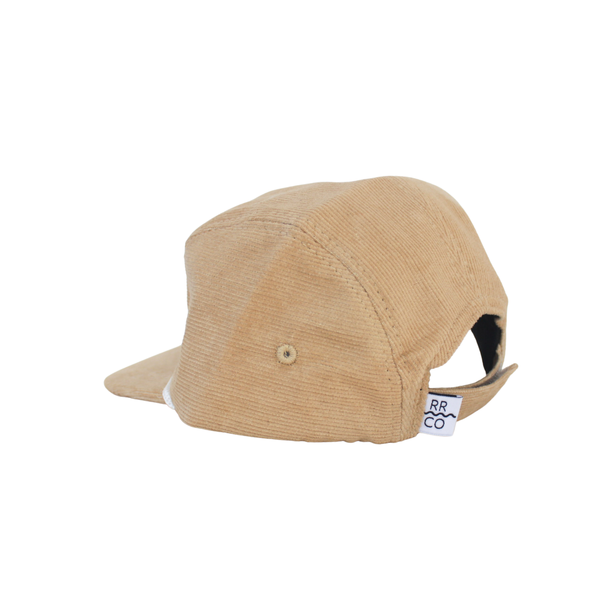 Corduroy Five-Panel Hat in Stone